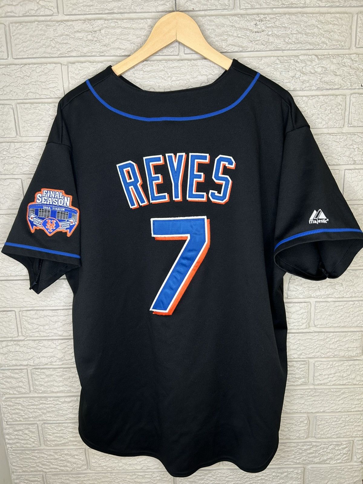 Majestic Vintage Majestic New York Mets Jose Reyes MLB Jersey Size US XL / EU 56 / 4 - 7 Thumbnail