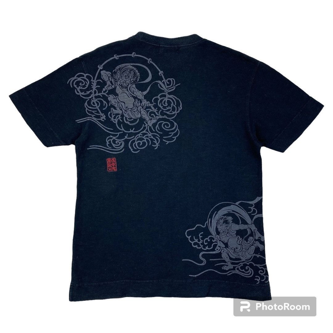 Japanese Brand KARA KURI TAMASHI Dragon Japanese Classic Sukajan Tshirt Size US M / EU 48-50 / 2 - 1 Thumbnail