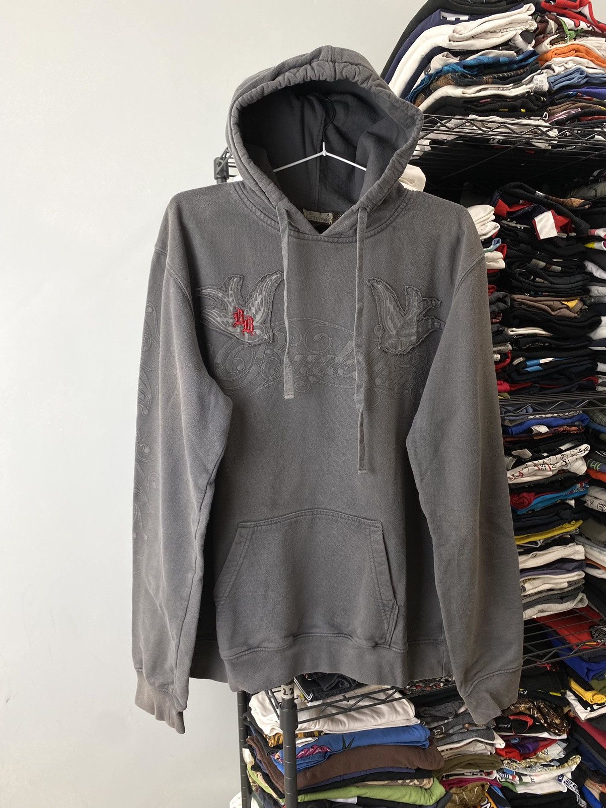 Ed Hardy Vintage Big Buddha Jeans Hoodie Ed Hardy Style Size US XL / EU 56 / 4 - 1 Thumbnail