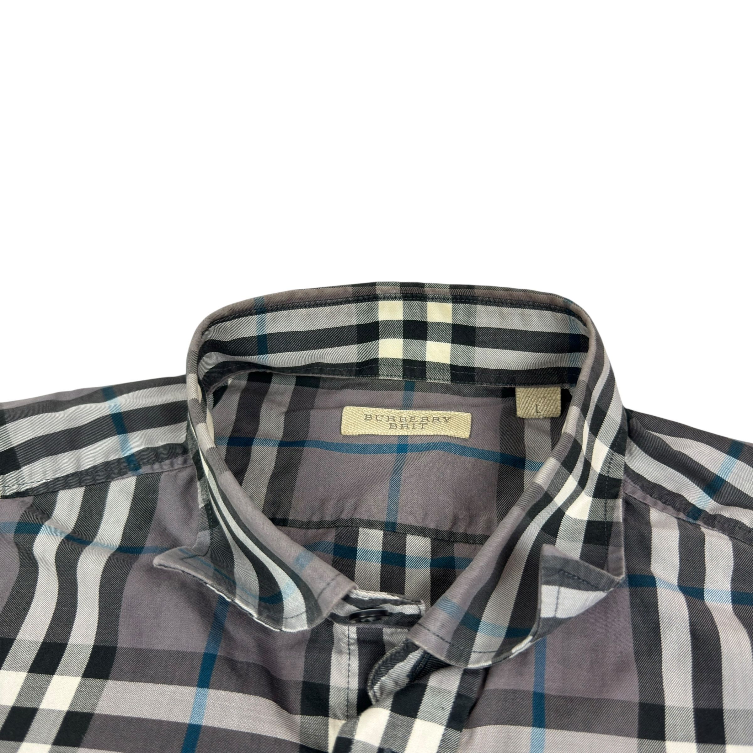 Burberry Burberry Brit Mens checked Collared Button-Up Shirt Large Size US L / EU 52-54 / 3 - 3 Thumbnail