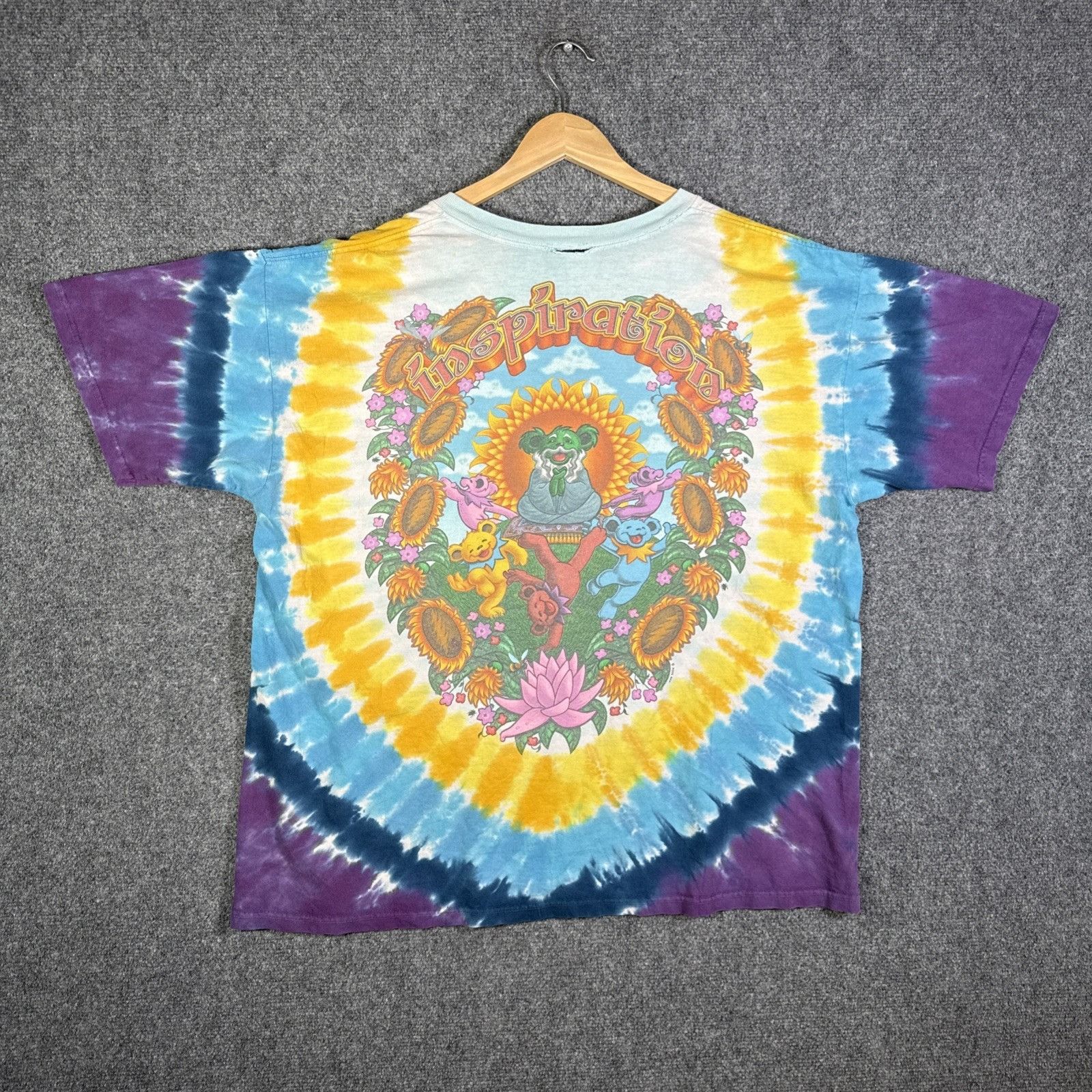 Grateful Dead Vintage Grateful Dead Shirt XL 90s Tie Dye Sunflower Bees Size US XL / EU 56 / 4 - 5 Thumbnail