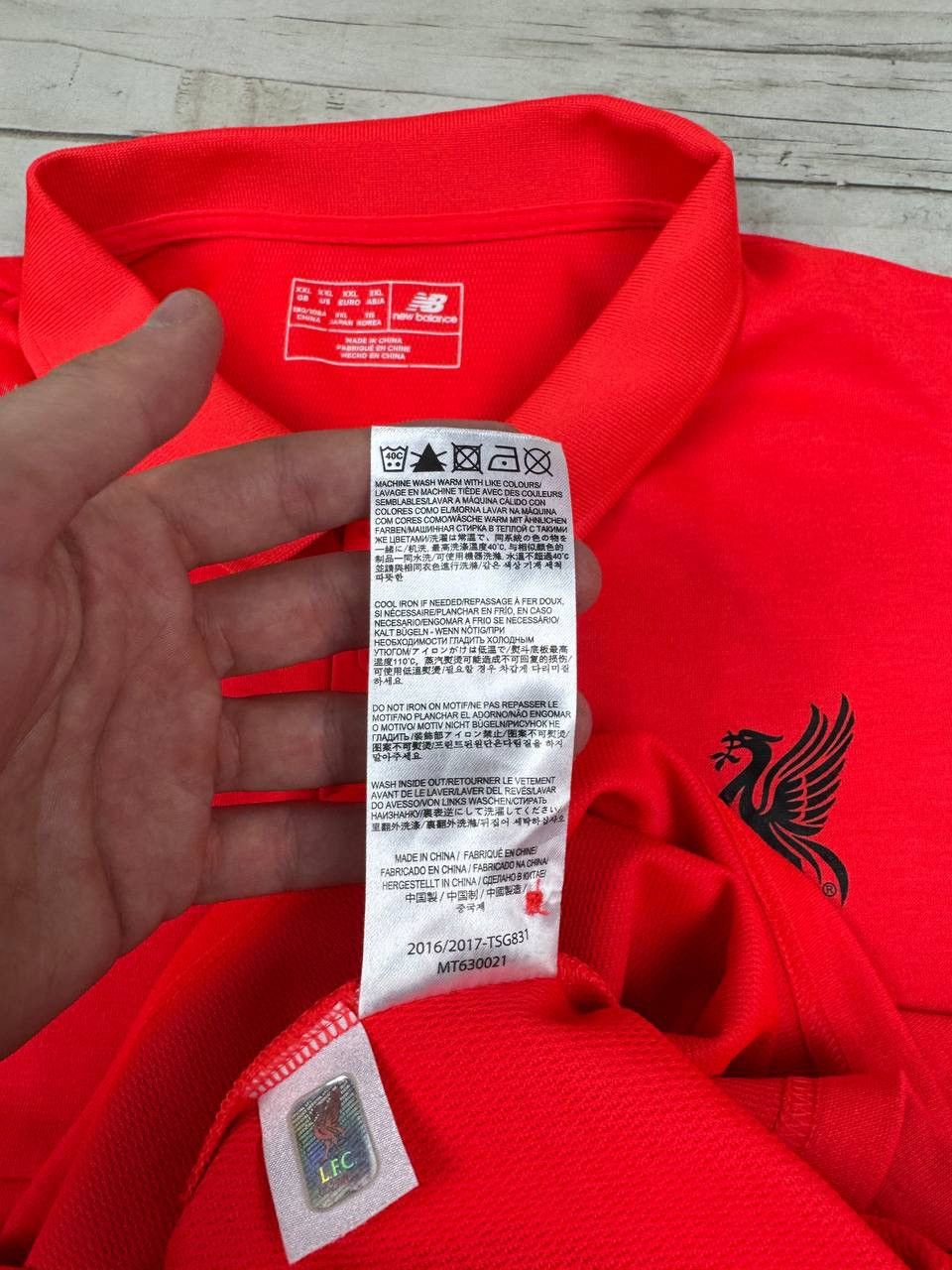 New Balance New Balance Liverpool Training Polo Shirt Soccer Jersey Size US XXL / EU 58 / 5 - 8 Thumbnail