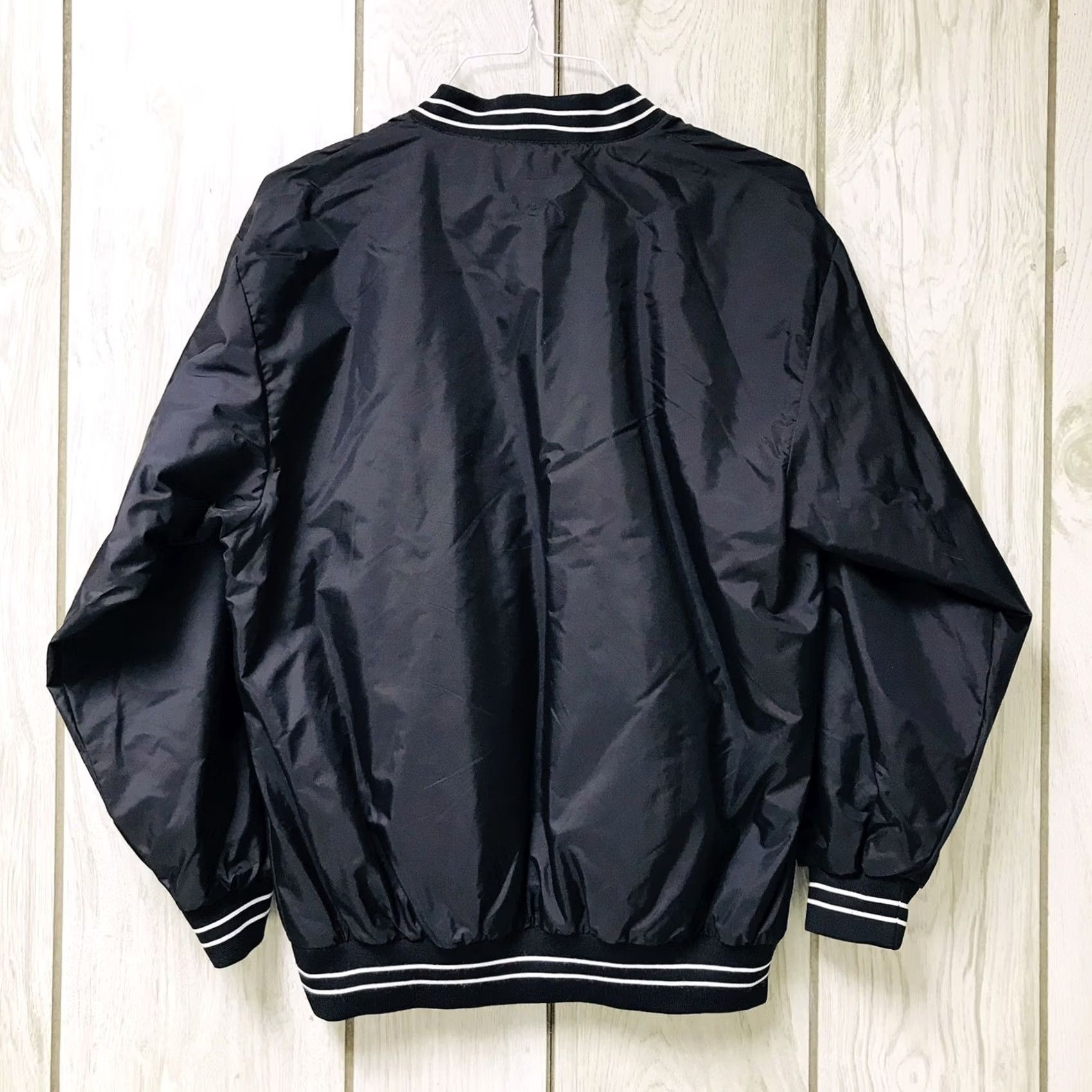 Vintage VINTAGE Bike Athletic Men Windbreaker Jacket XL SLP St. Louis Park V-Neck Pullover Nylon Black 90s Baseball Size US XL / EU 56 / 4 - 2 Thumbnail