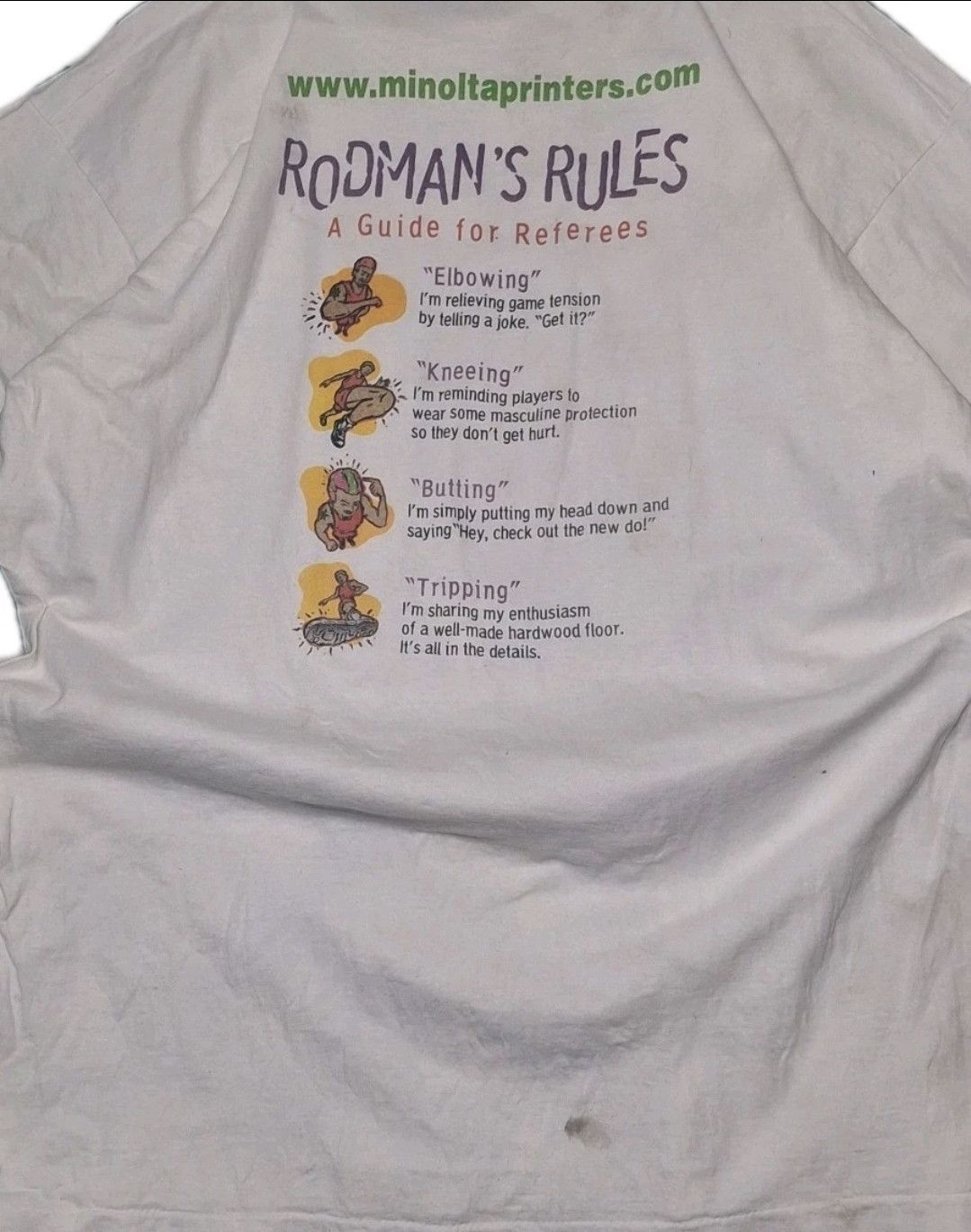 Other Dennis Rodman shirt RARE 1990s vintage Size US XL / EU 56 / 4 - 6 Thumbnail