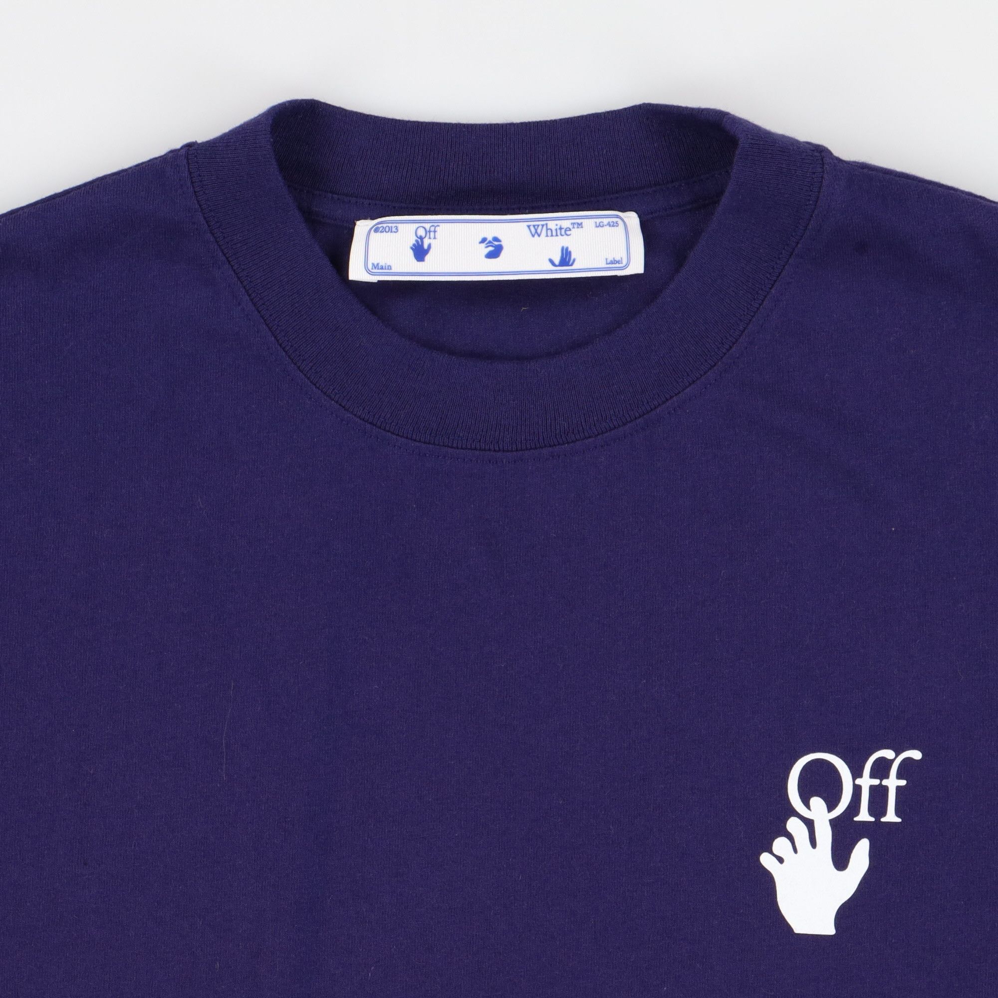 Off-White Blue Marker Arrows Logo T-Shirt Size US L / EU 52-54 / 3 - 6 Thumbnail