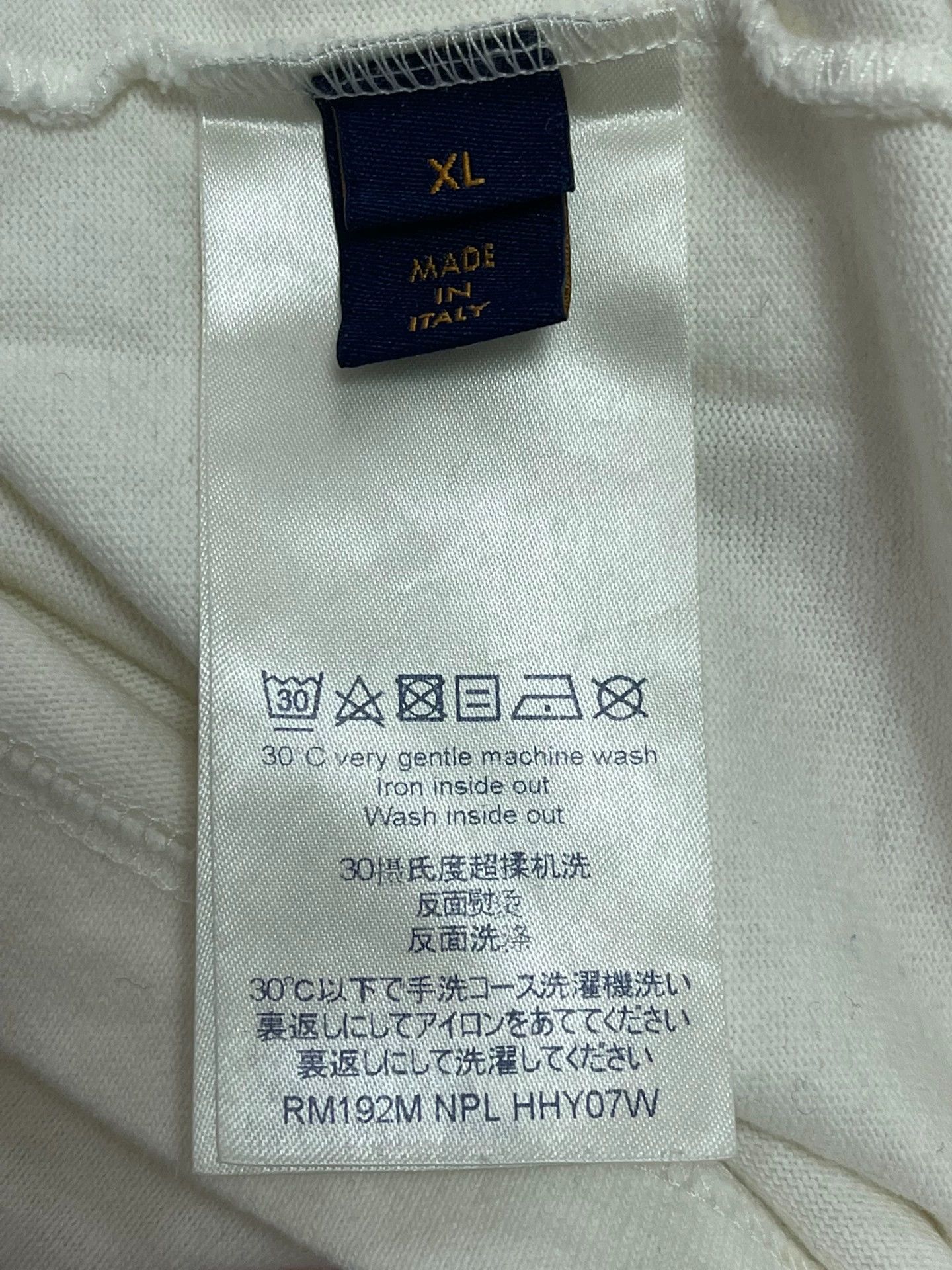 Louis Vuitton Louis Vuitton white basic Tee men's XL Size US XL / EU 56 / 4 - 4 Thumbnail