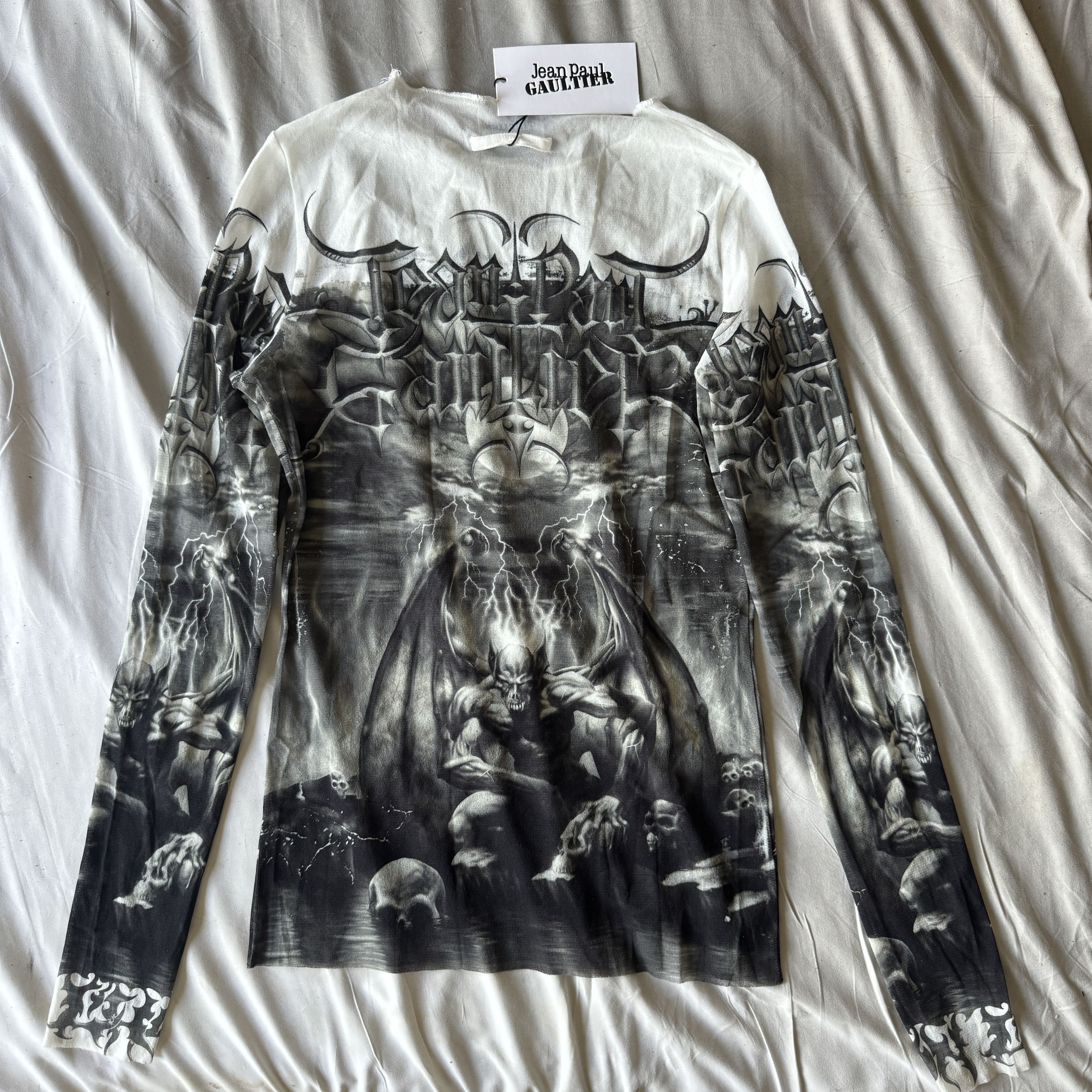 Jean Paul Gaultier JEAN PAUL GAULTIER 'The Diablo' Long Sleeve T-Shirt Size US XL / EU 56 / 4 - 7 Thumbnail