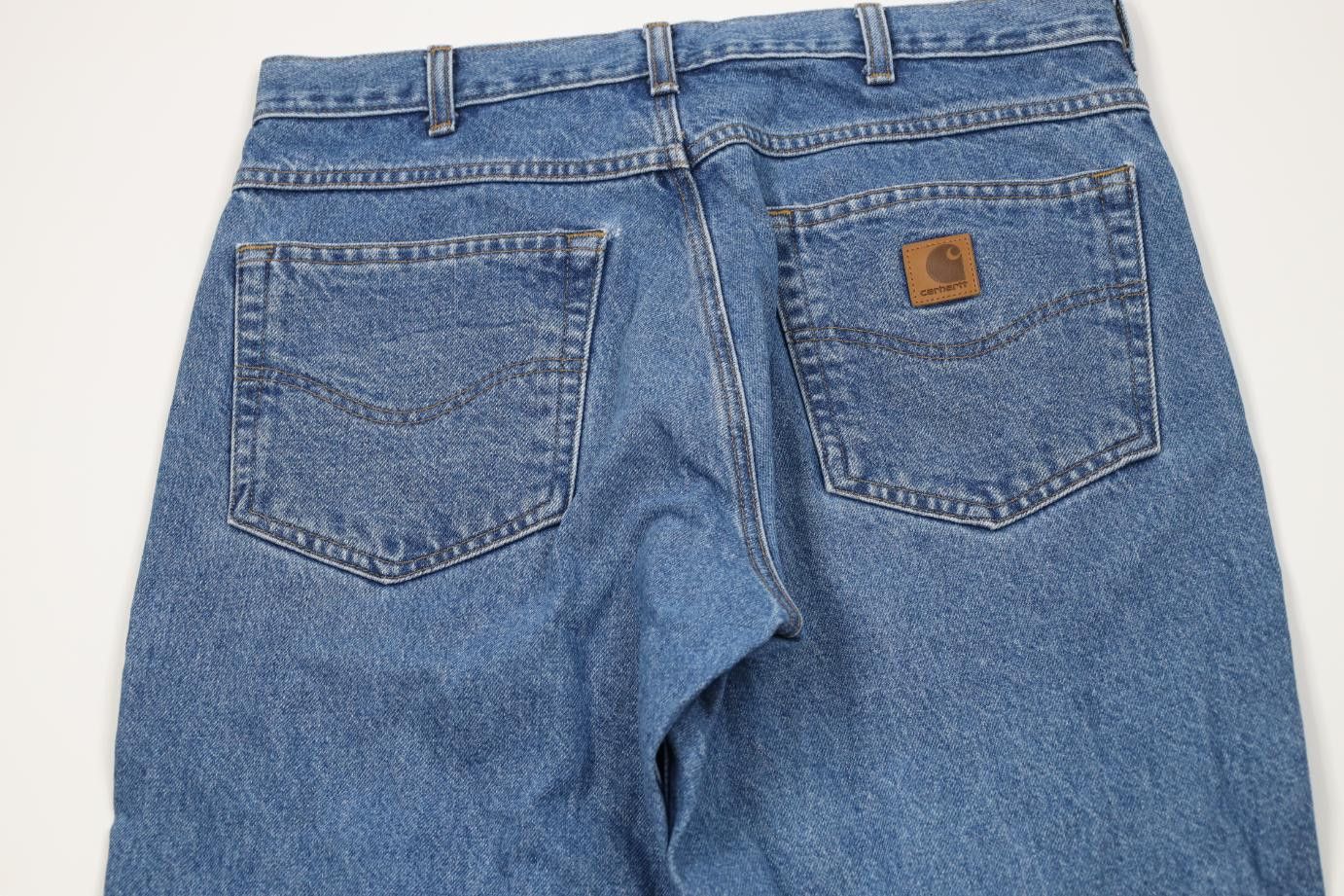 Carhartt Vintage Y2K Carhartt Relaxed Fit Denim Jeans Blue Cotton Size US 34 / EU 50 - 11 Thumbnail