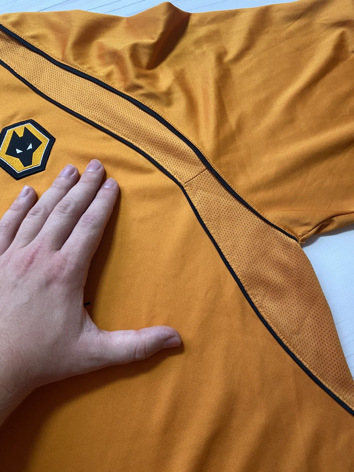Le Coq Sportif Vintage Wolverhampton Wanderers 2006/07 home longsleeve Size US XXL / EU 58 / 5 - 13 Thumbnail
