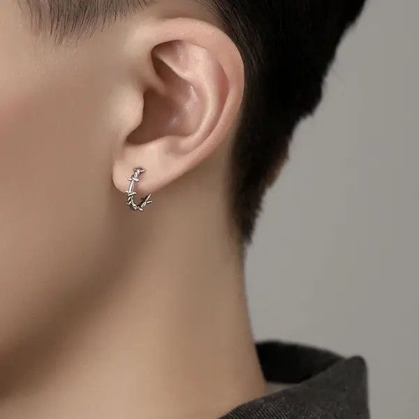 Jewelry Torn punk earrings （1pairs） Size ONE SIZE - 5 Thumbnail