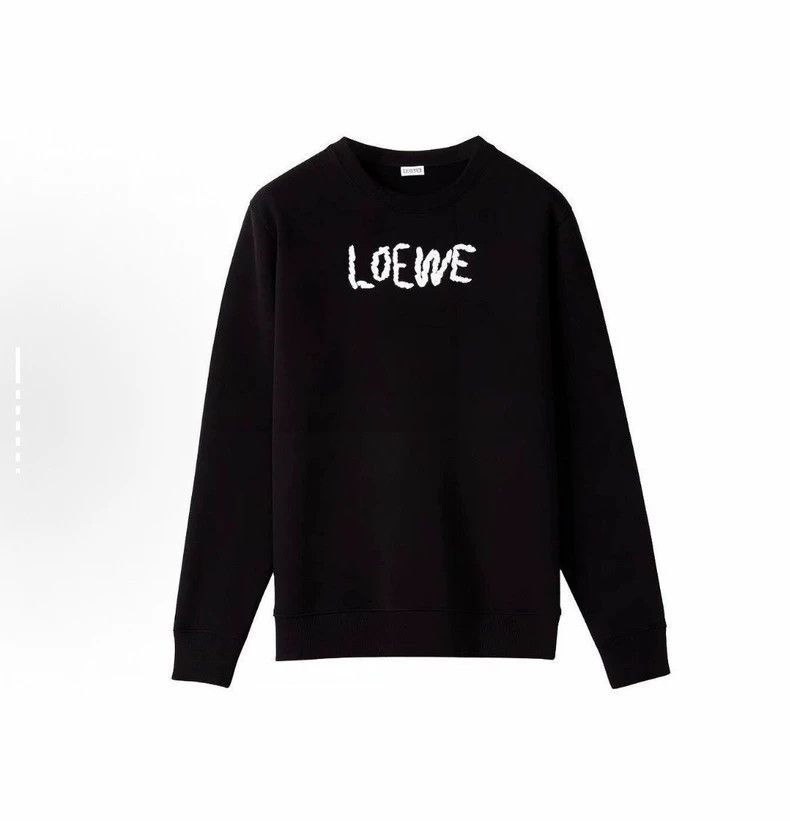 Loewe LOEWE Solid embroidered long sleeve hoodie Size US M / EU 48-50 / 2 - 1 Thumbnail
