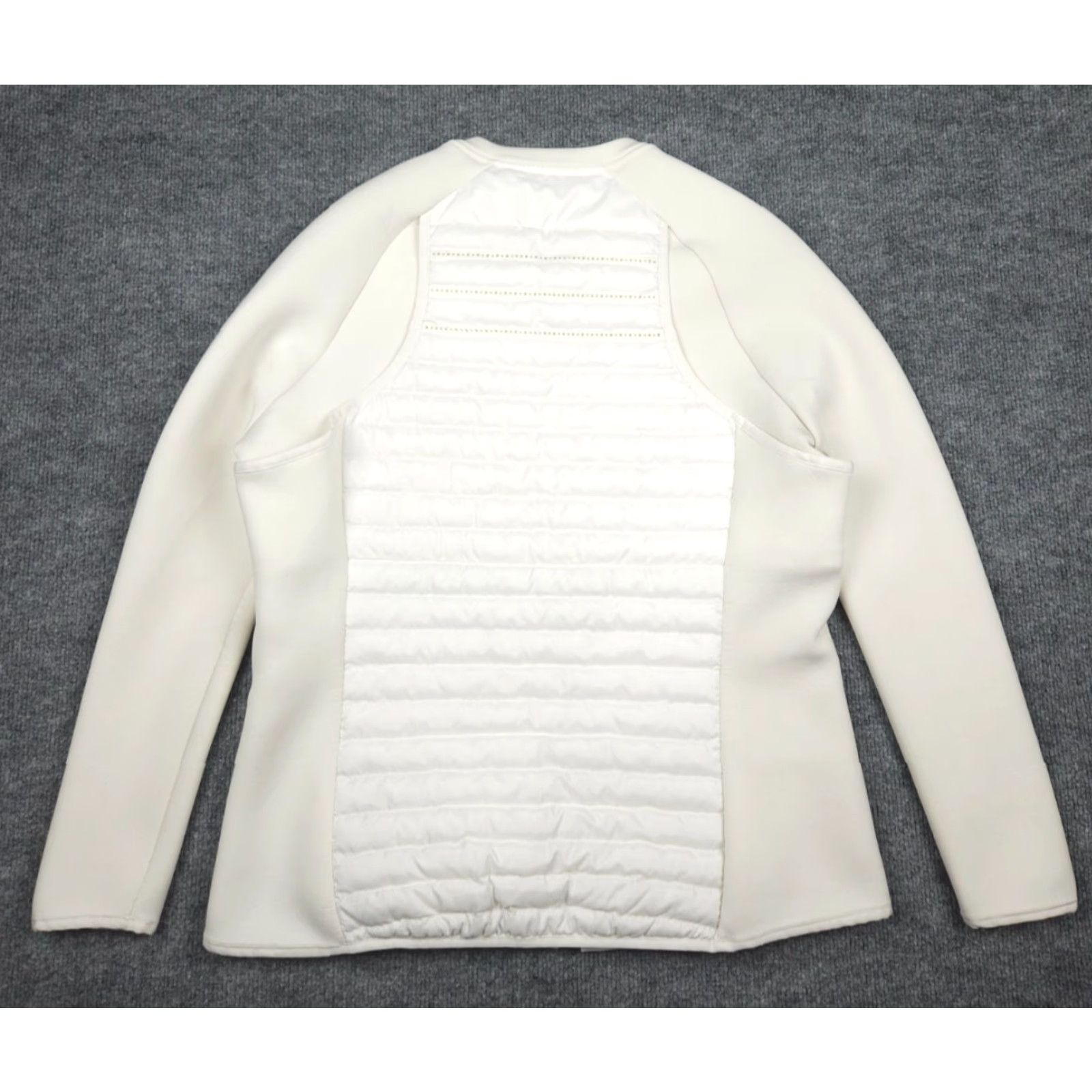 Nike Nike Golf Aeroloft Performance Jacket Women XL White Ivory Full Zip Puff Windbreaker Insulated Activewear Golf Womens Size XL / US 12-14 / IT 48-50 - 3 Thumbnail
