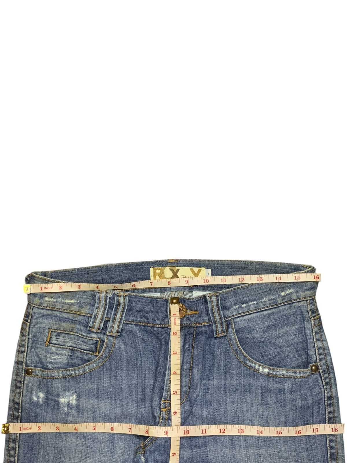 Japanese Brand Vintage Japanese Brand Blue Wash Flare Style Jeans Size 32" / US 10 / IT 46 - 11 Thumbnail