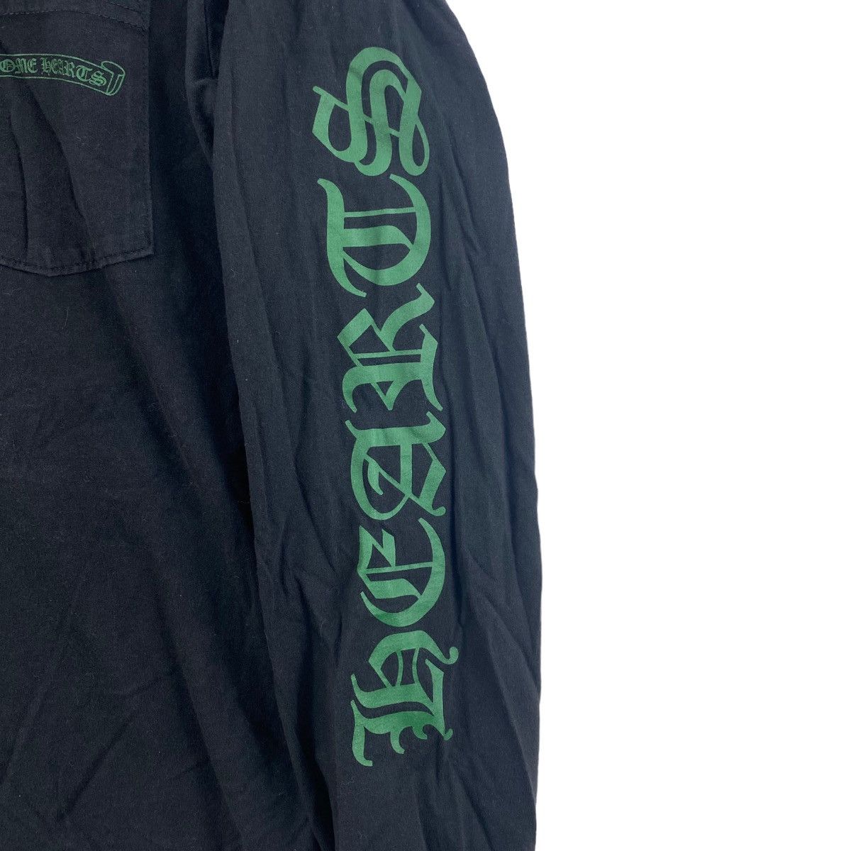 Chrome Hearts CHROME HEARTS USA Cemetery Green Cross Black Long Sleeve Size US S / EU 44-46 / 1 - 6 Thumbnail