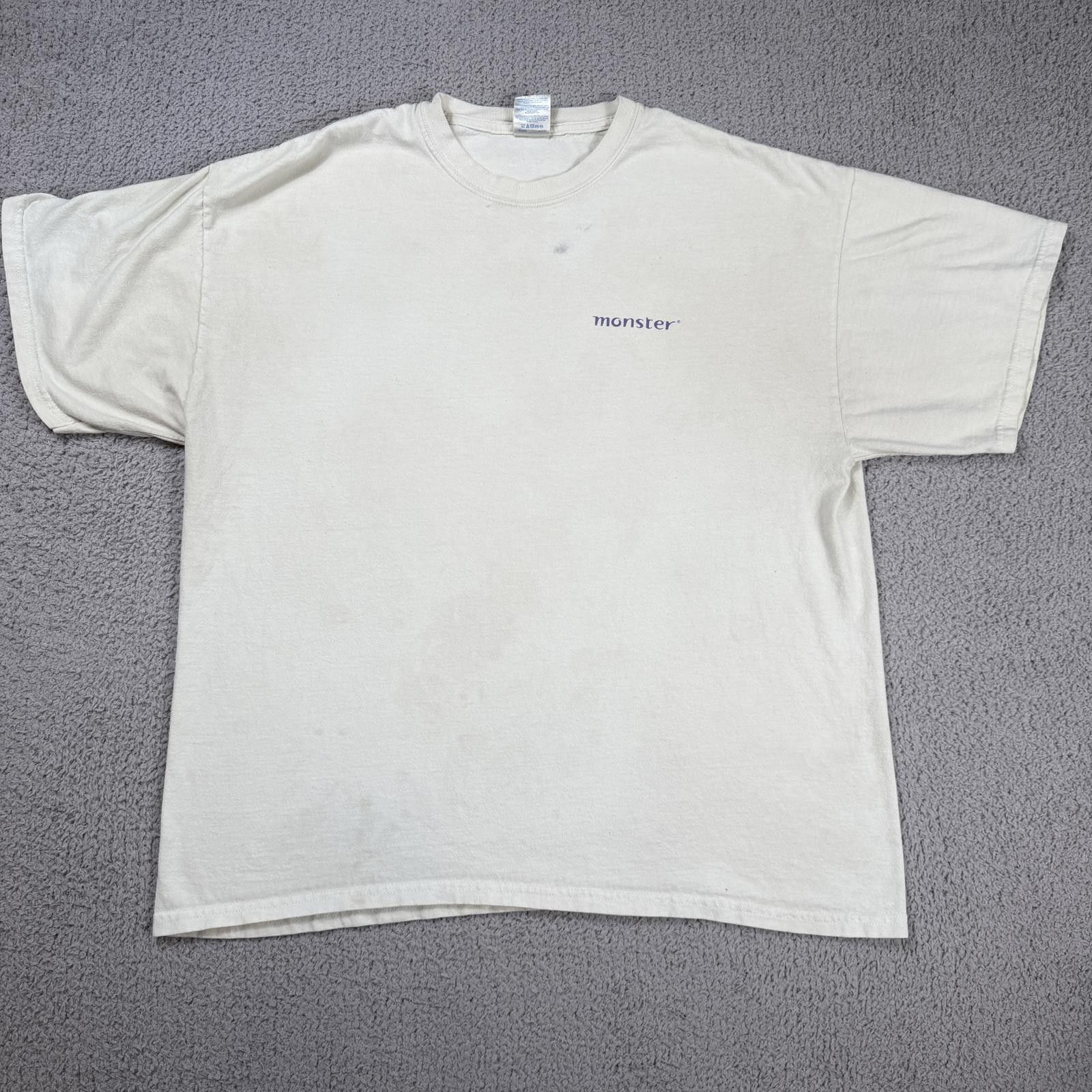 Other Vintage Monster.com Dot Com Era T Shirt Tech Company Promo Size US XL / EU 56 / 4 - 2 Thumbnail