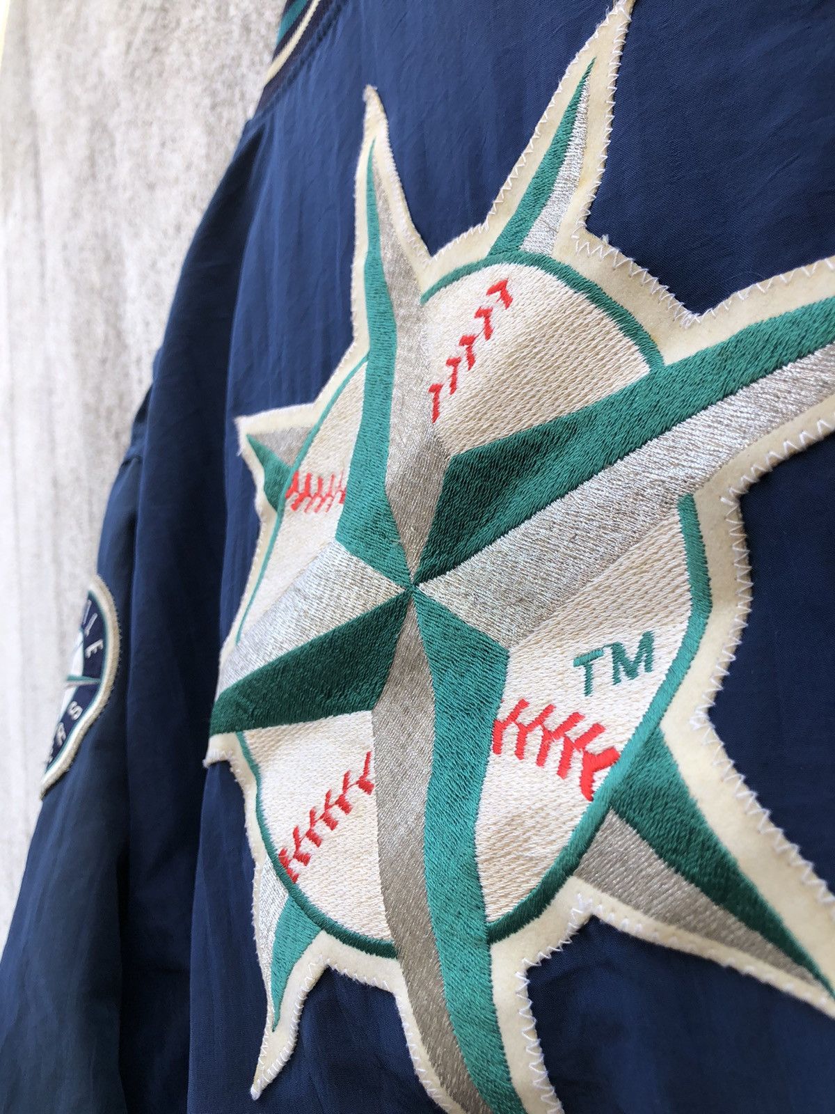 Vintage VTG 80s Seattle Mariners Diamond Collection Starter Jacket Size US L / EU 52-54 / 3 - 2 Thumbnail