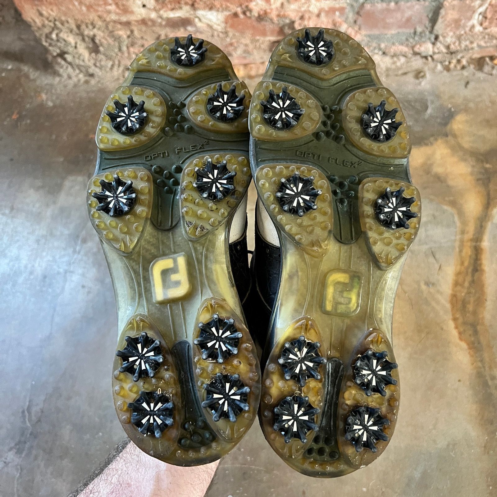 Footjoy FJ FootJoy Dryjoys Tour Black White Saddle Golf Shoes 9 Size US 9 / EU 42 - 9 Thumbnail