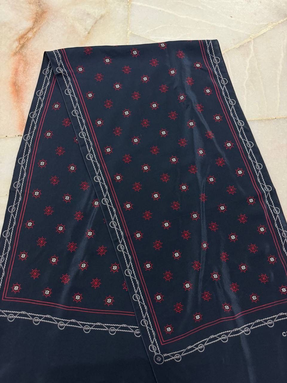 Celine CELINE PARIS PURE SOIE LONG SCARF Size ONE SIZE - 3 Thumbnail
