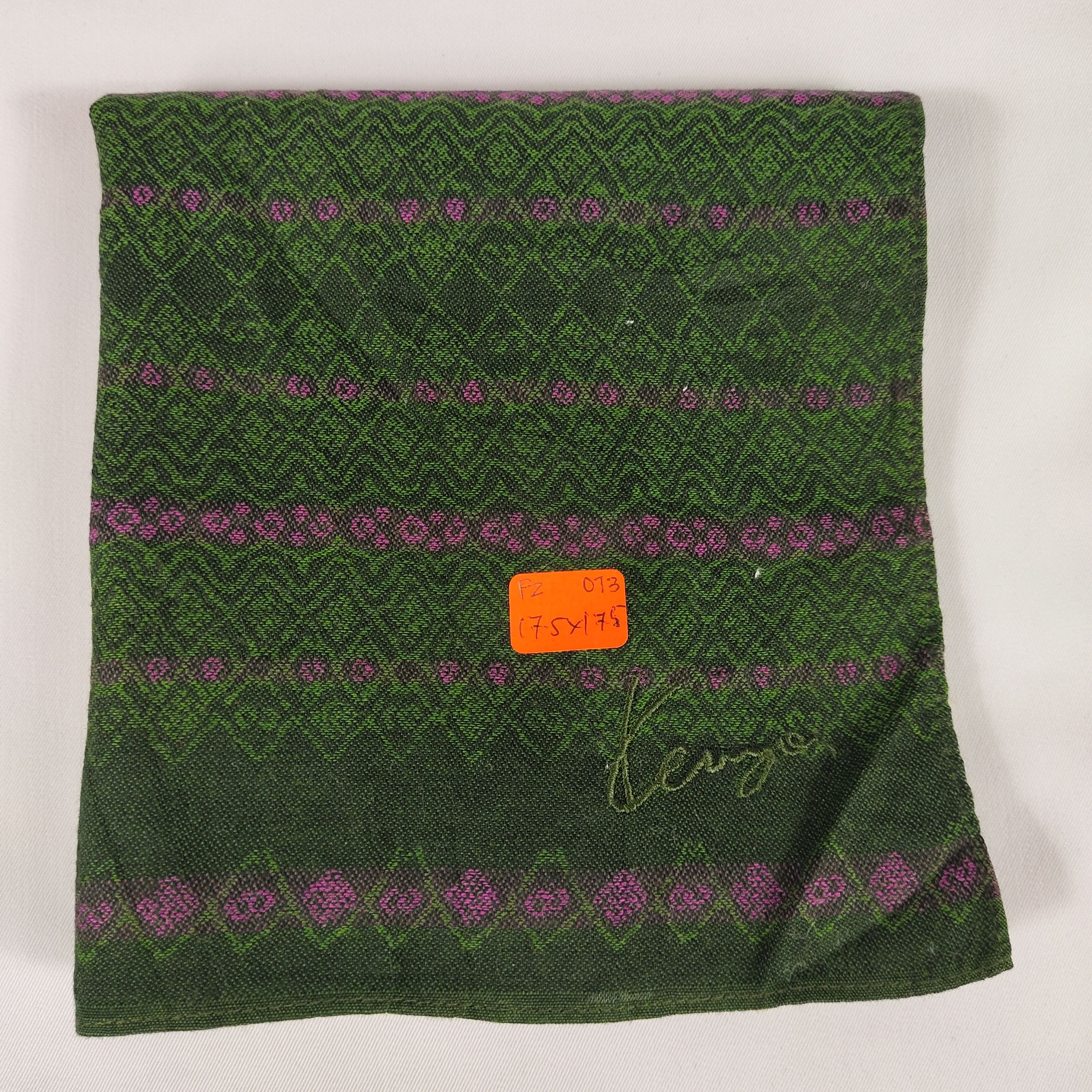 Kenzo × Vintage Kenzo Handkerchief / Neckerchief / Bandana FZ073 Size ONE SIZE - 2 Thumbnail