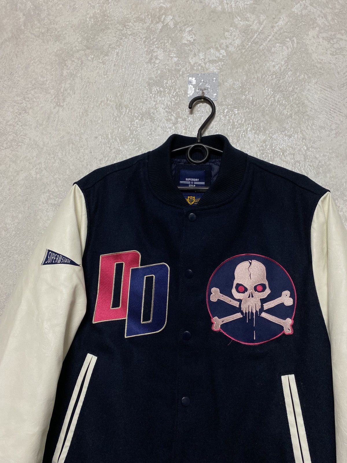 Superdry Superdry Japan style wool bomber jacket skull Size US L / EU 52-54 / 3 - 3 Thumbnail
