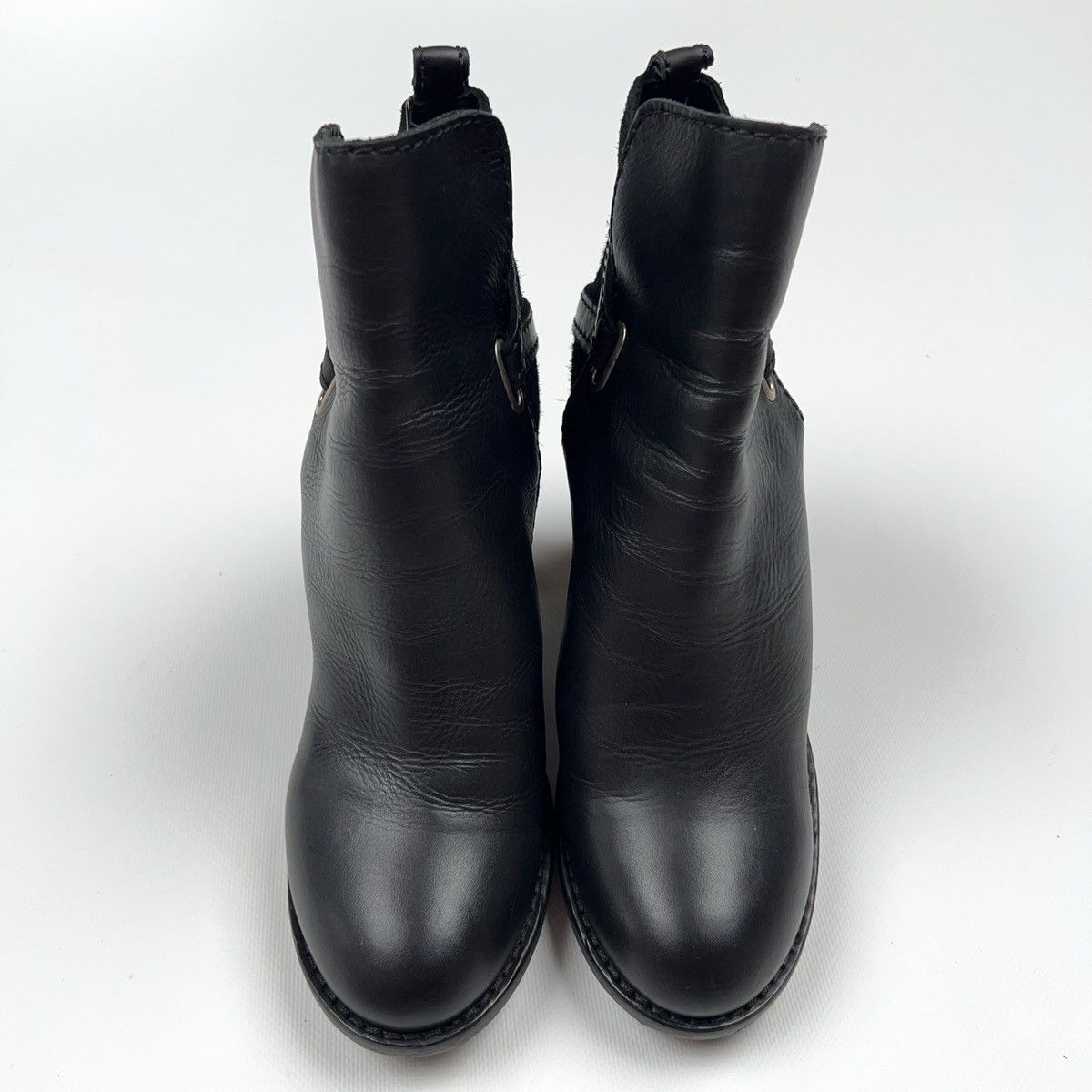 Acne Studios Acne Studios Black Leather Ankle Boots Shoes Size US 10 / IT 40 - 13 Thumbnail