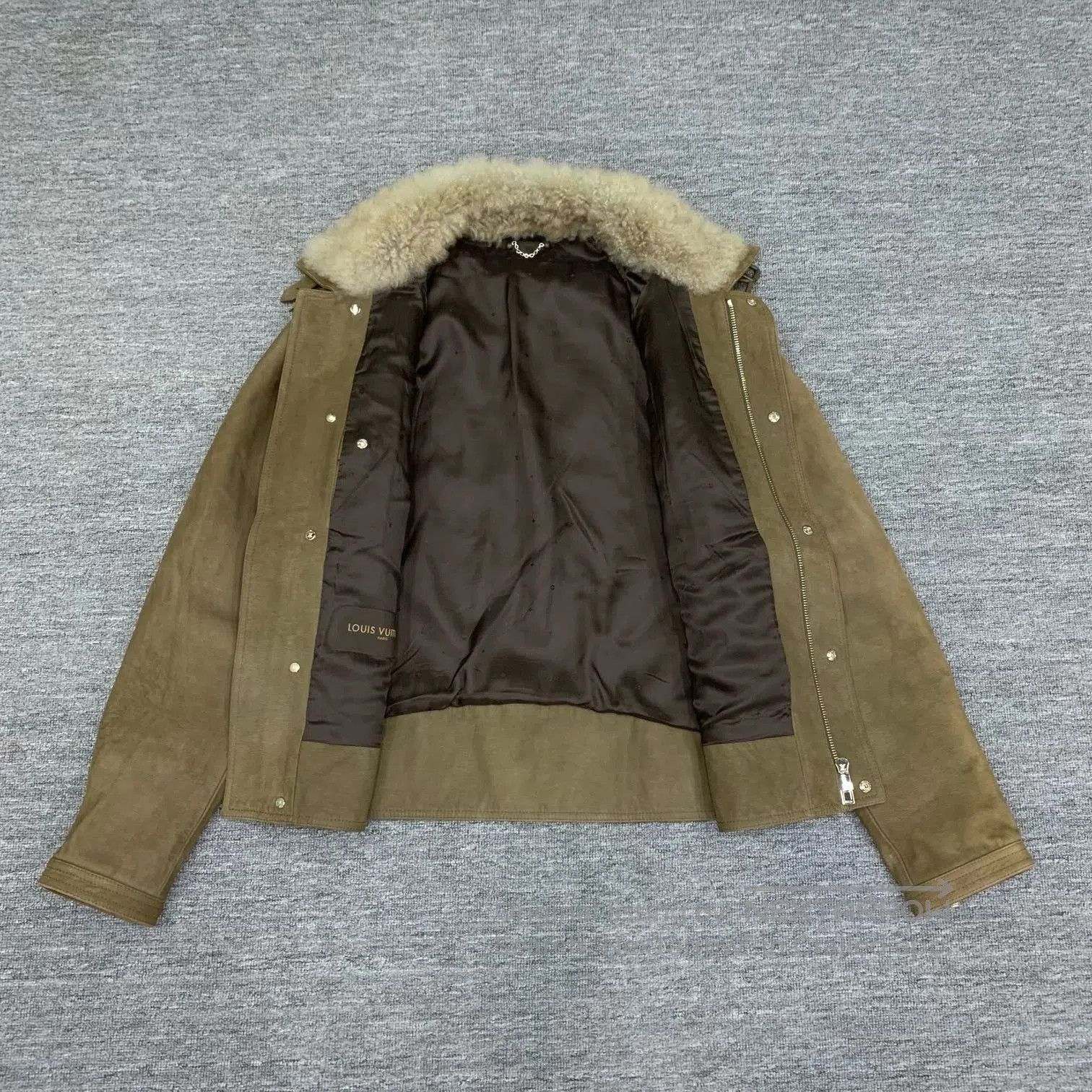 Louis Vuitton lv brown shearling leather jacket. Size US XXL / EU 58 / 5 - 6 Thumbnail