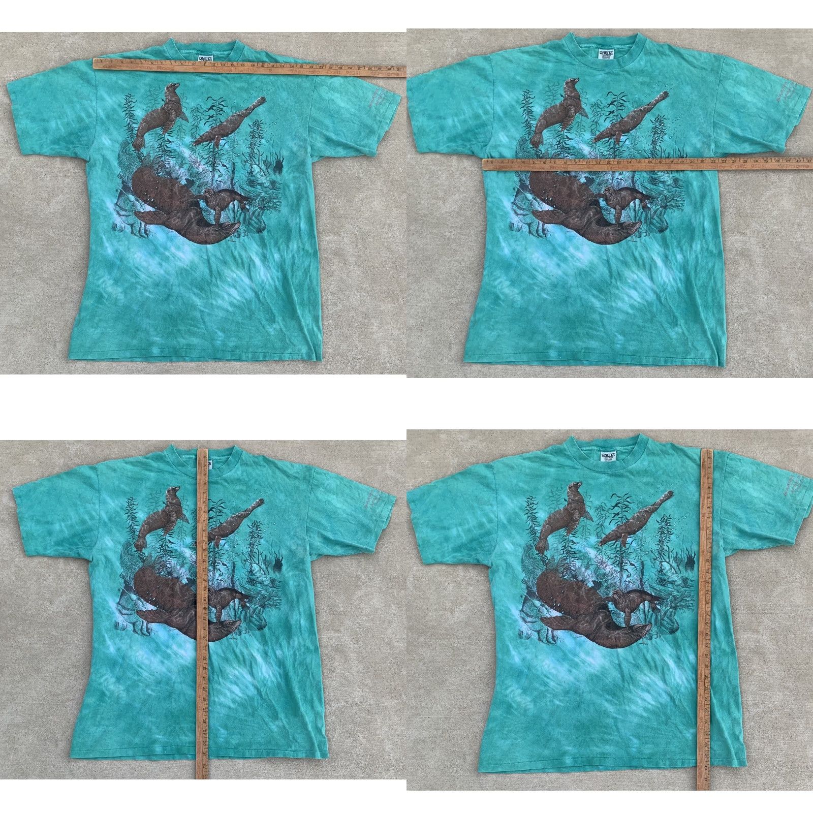 Vintage Vtg Marine World Africa USA Vallejo California Nature Tee T Shirt Seal Seals XL Shirt Men Green 1990s Graphic Tee USA Sportswear/Beach Size US XL / EU 56 / 4 - 11 Thumbnail
