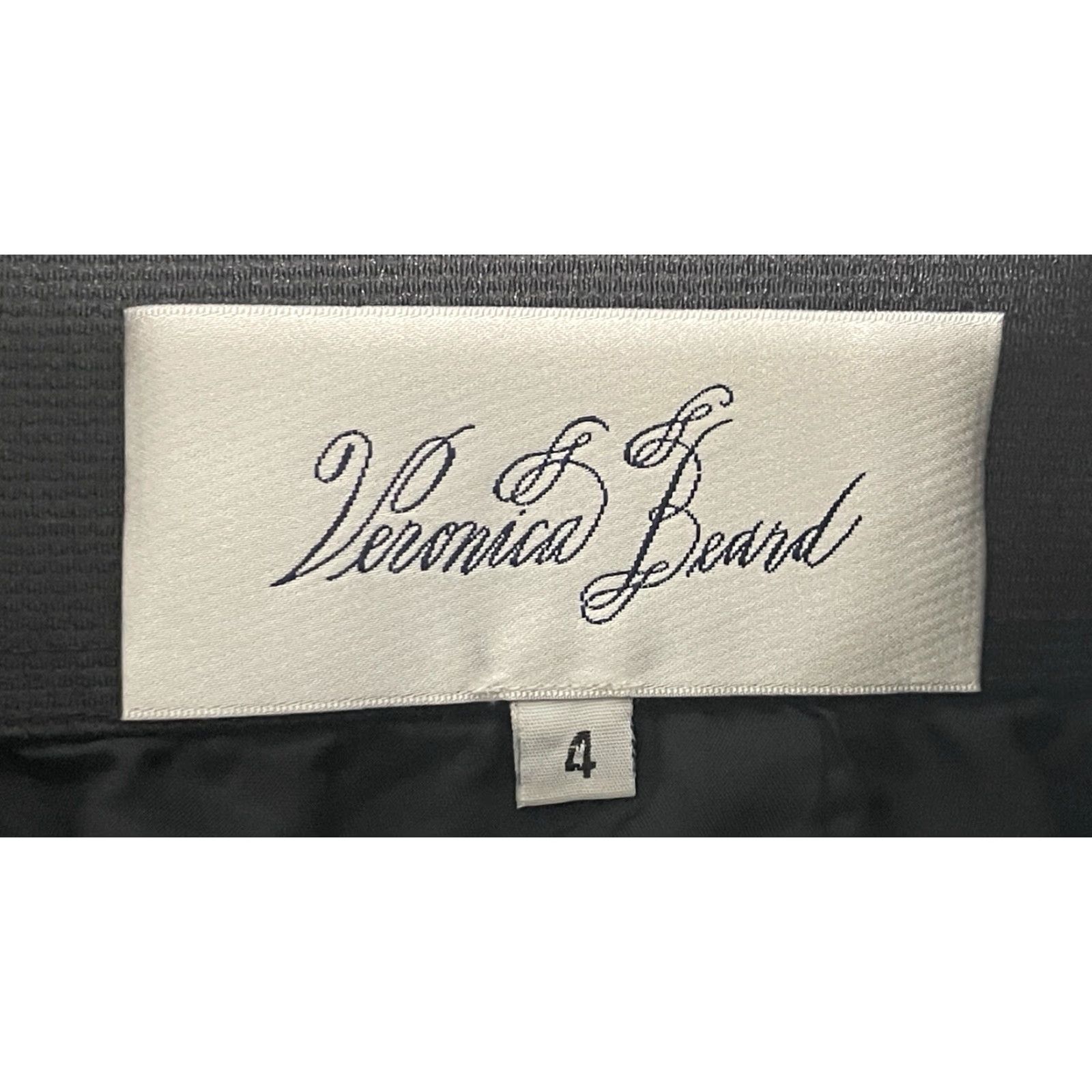 Veronica Beard Veronica Beard Black 100% Linen Black Mini Skirt Size 4 Made In USA Women Size 27" / US 4 / IT 40 - 2 Thumbnail