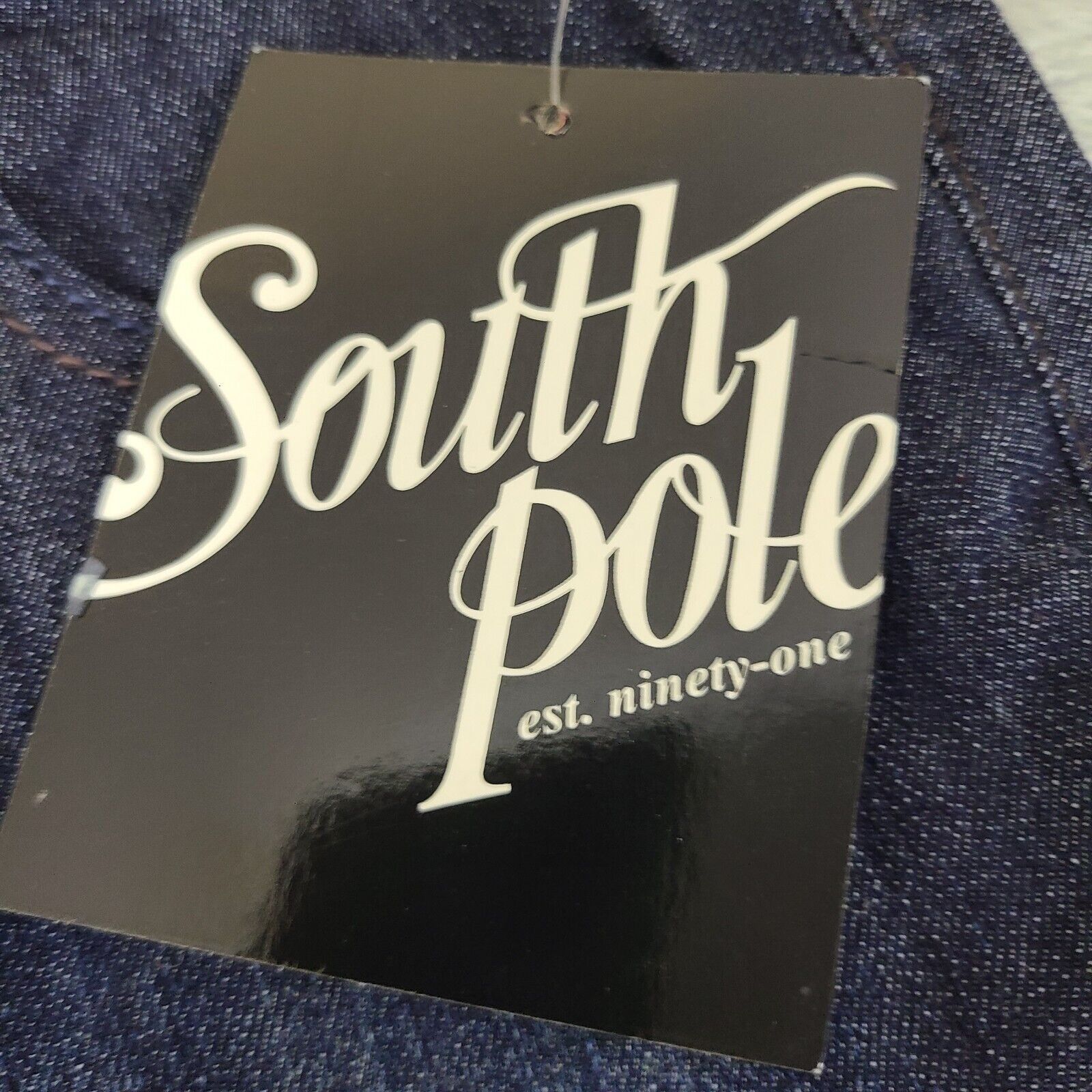 Southpole Southpole Women's Premium Denim Jeans Black Stretch Embellis Size 30" / US 8 / IT 44 - 2 Thumbnail
