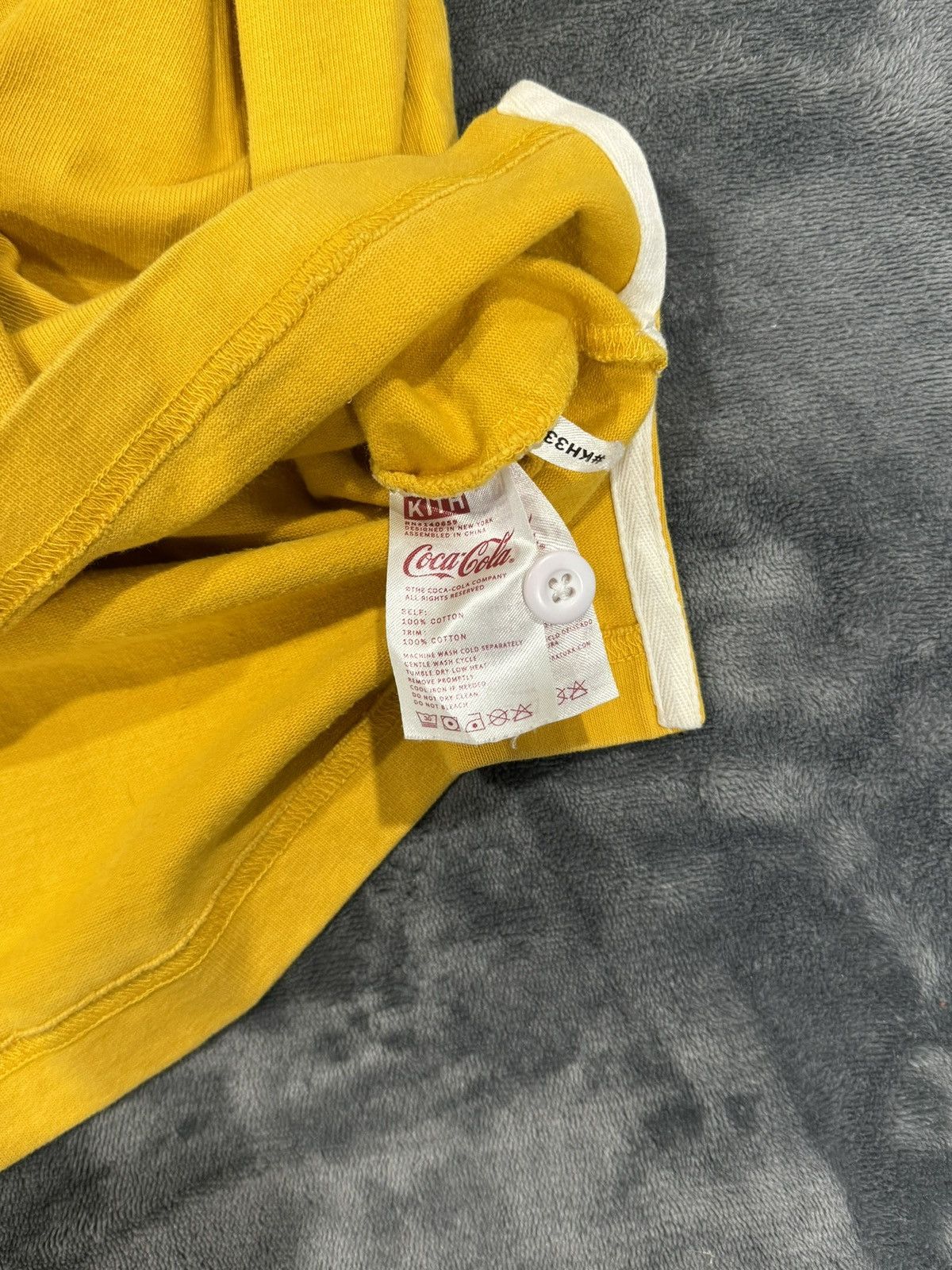 Coca Cola × Kith Kith Coca Cola Classic Rugby Polo Yellow Long Sleeve Size US S / EU 44-46 / 1 - 6 Thumbnail