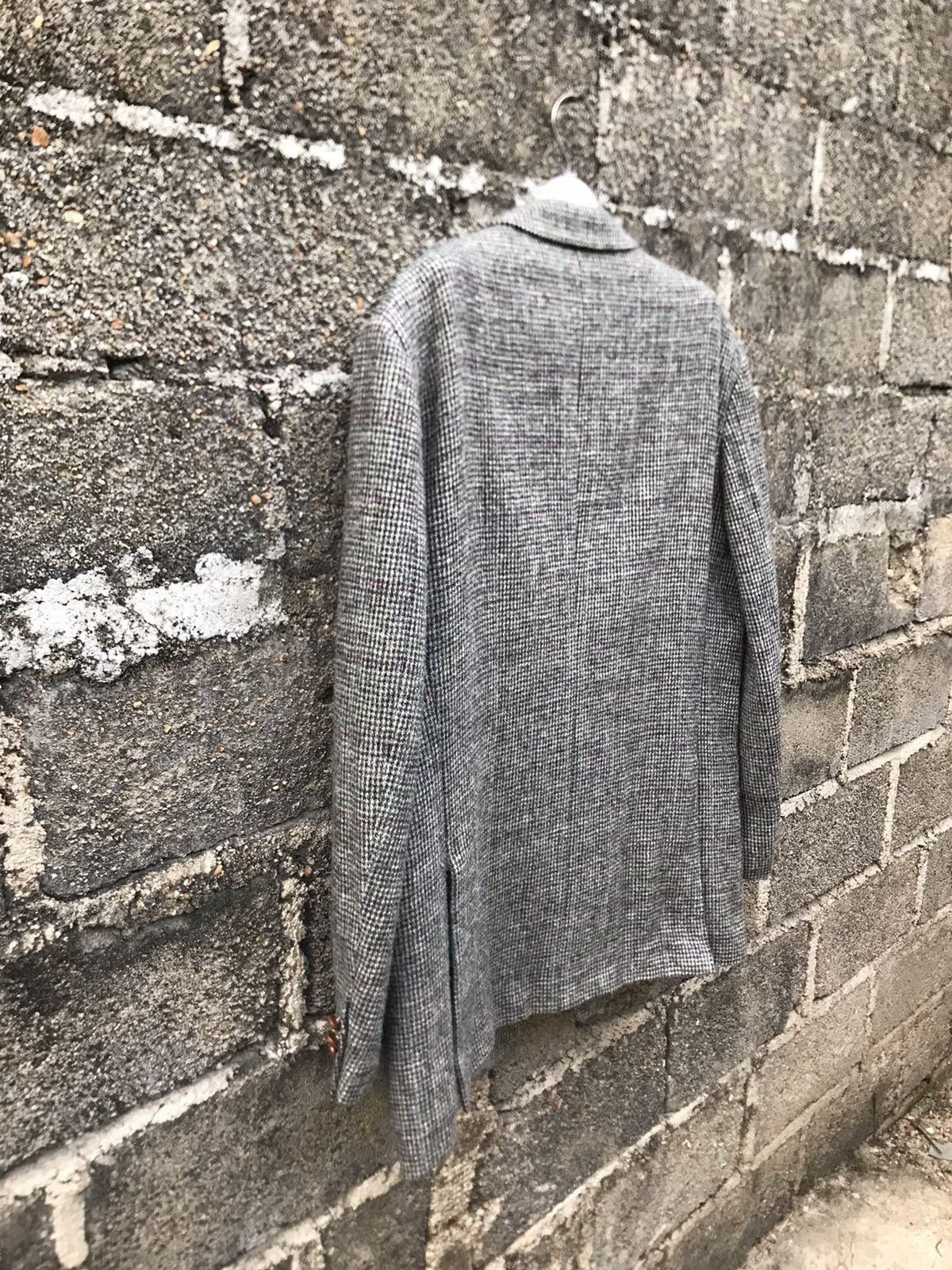 Harris Tweed ⚡️Vintage Ginza Harris Tweed Wool Button Coat Size 52R - 12 Thumbnail