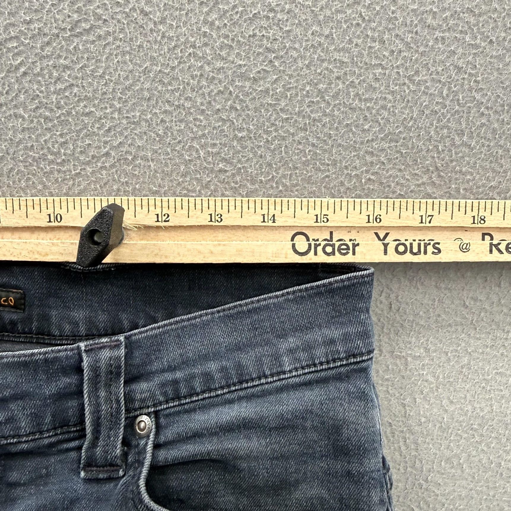 Nudie Jeans Nudie Jeans Co Thin Finn Jeans Mens 32x34 Gray Medium Wash Slim Denim Stretch Zip Fly Pockets Size US 32 / EU 48 - 6 Thumbnail