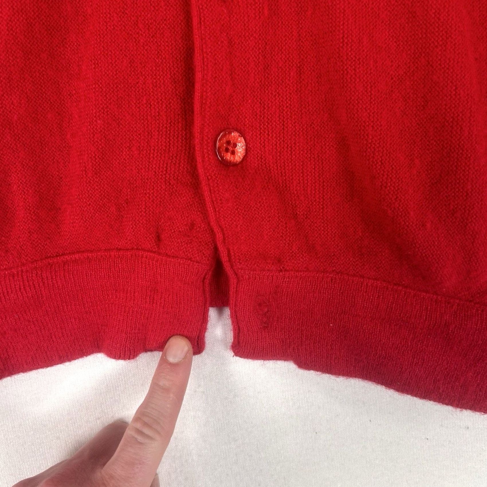 Vintage VINTAGE Jefflinks Lord Jeff Cardigan Golf Sweater Mens XL Red 80s USA Classic Knitted Cardigan MENS XL Red Size US XL / EU 56 / 4 - 4 Thumbnail