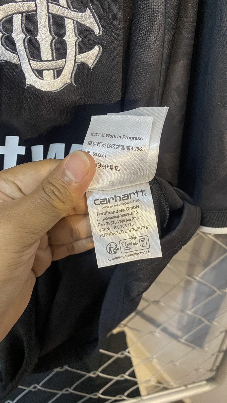 Carhartt Wip × Japanese Brand BNWT CARHARTT WIP S/S HARTT'S JERSEY BLACK OVP LARGE Size US L / EU 52-54 / 3 - 12 Thumbnail