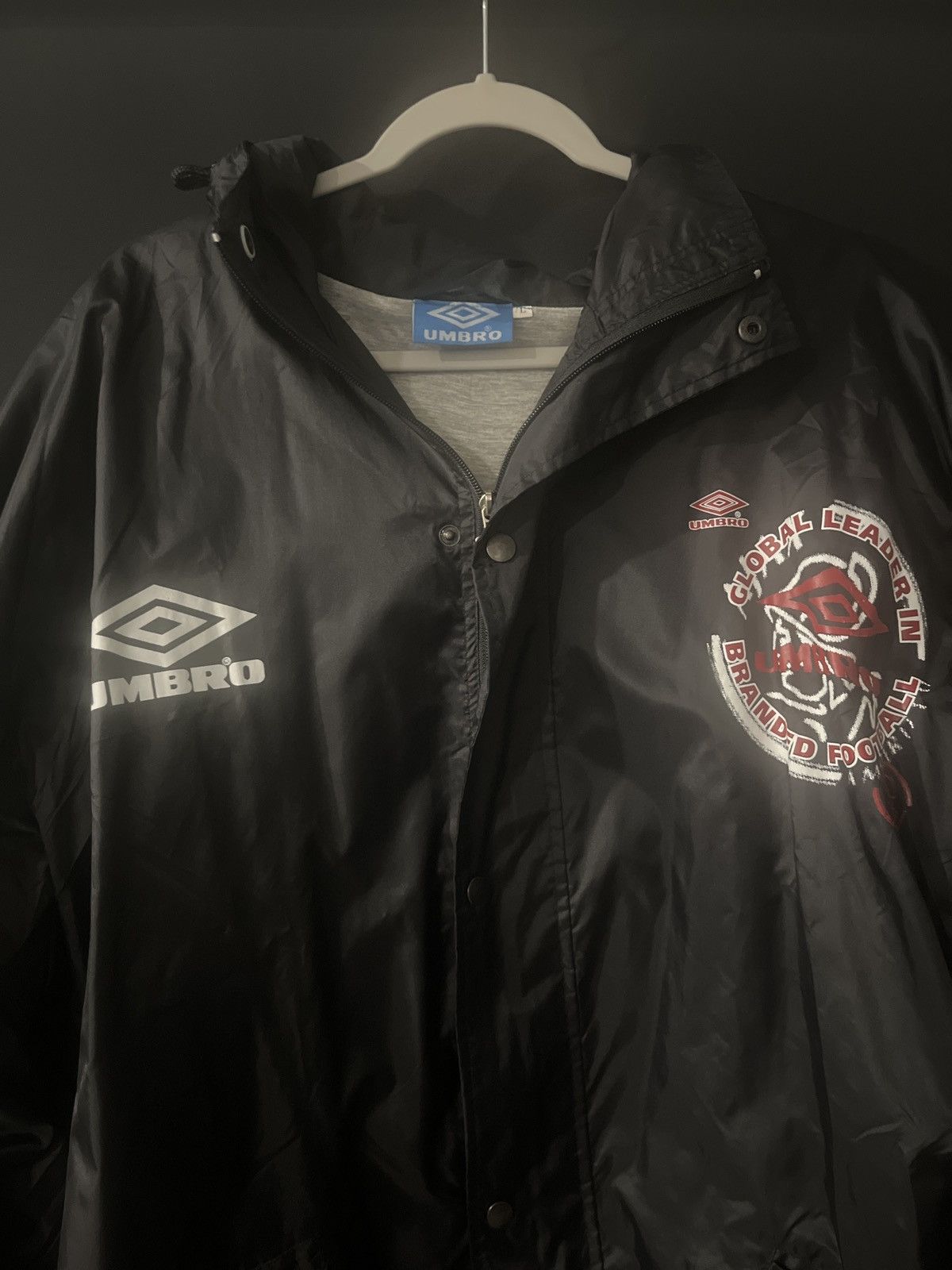Umbro Ajax Umbro Trench coat, black Size US L / EU 52-54 / 3 - 6 Thumbnail