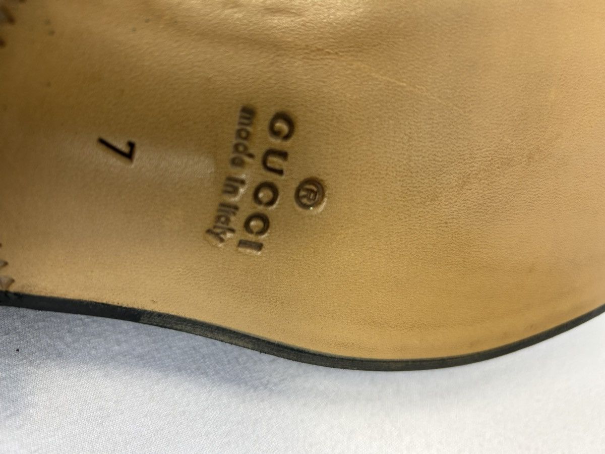 Gucci GUCCI Studded Interlocking G Leather Loafers Size US 8 / EU 41 - 11 Thumbnail
