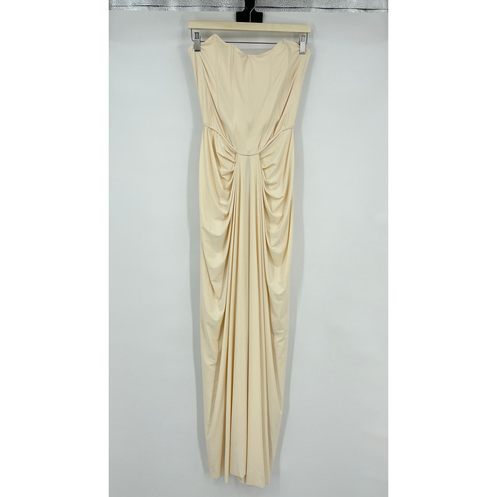 Other Deme by Gabriella | Pearl Gown in Off White Corset Maxi XL Size XL / US 12-14 / IT 48-50 - 4 Thumbnail