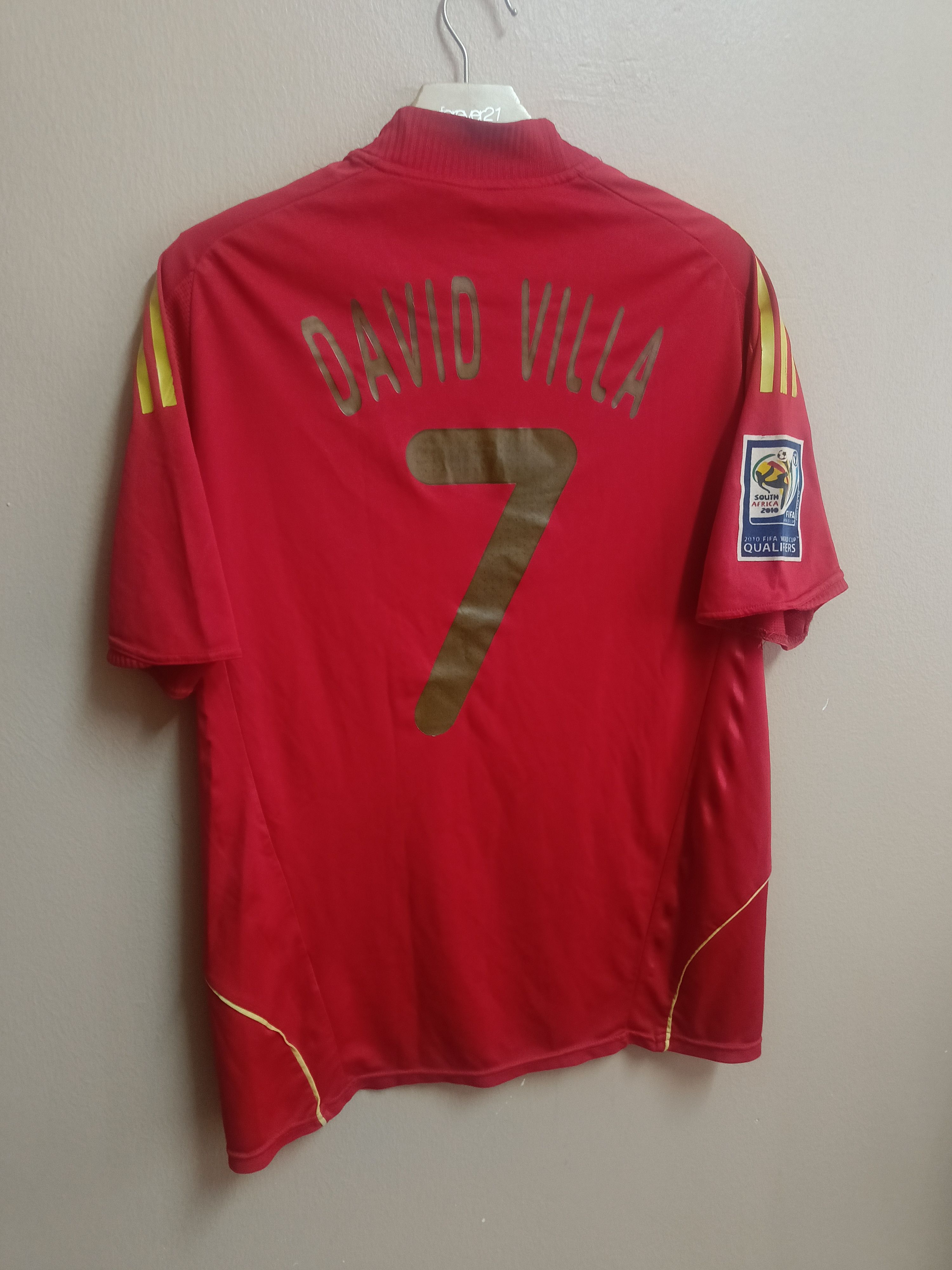 ICON Motorsports Steal 🔥 David Villa 2010 WC Qualifier Jersey Size US M / EU 48-50 / 2 - 4 Thumbnail