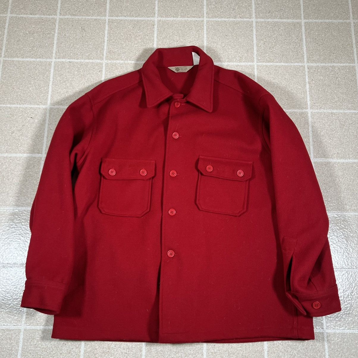 Vintage Vtg Boys Scouts America Jacket Mens L Red Official Wool Coat Size US L / EU 52-54 / 3 - 1 Thumbnail