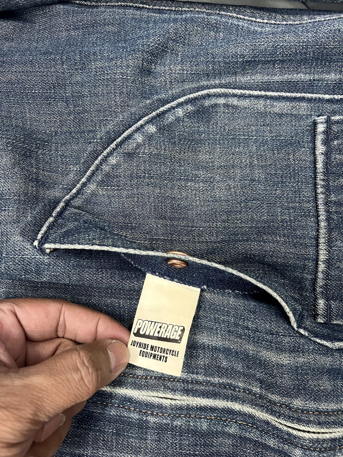 Goretex × Japanese Brand POWERAGE x GORETEX BIKER WATERPROOF JACKET DENIM Size US XL / EU 56 / 4 - 12 Thumbnail