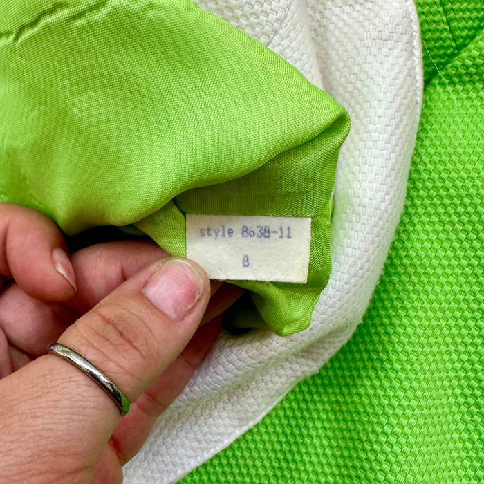 Vintage Woman's Vintage Size 6/8 Lime Green Cache Skirt Suit Grailed