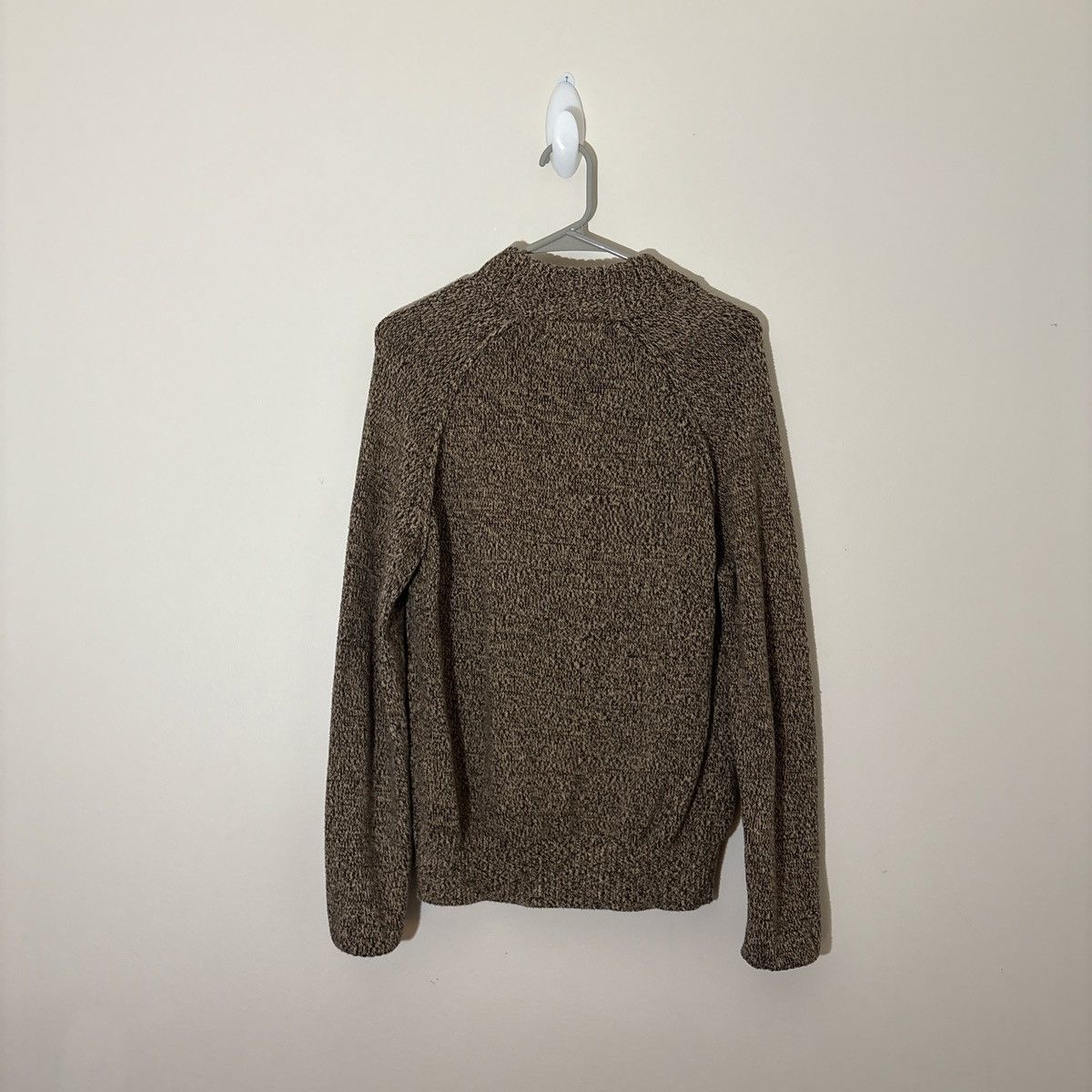 Other Mutual Weave Brown Marl Knit Henley Sweater Size US M / EU 48-50 / 2 - 3 Thumbnail
