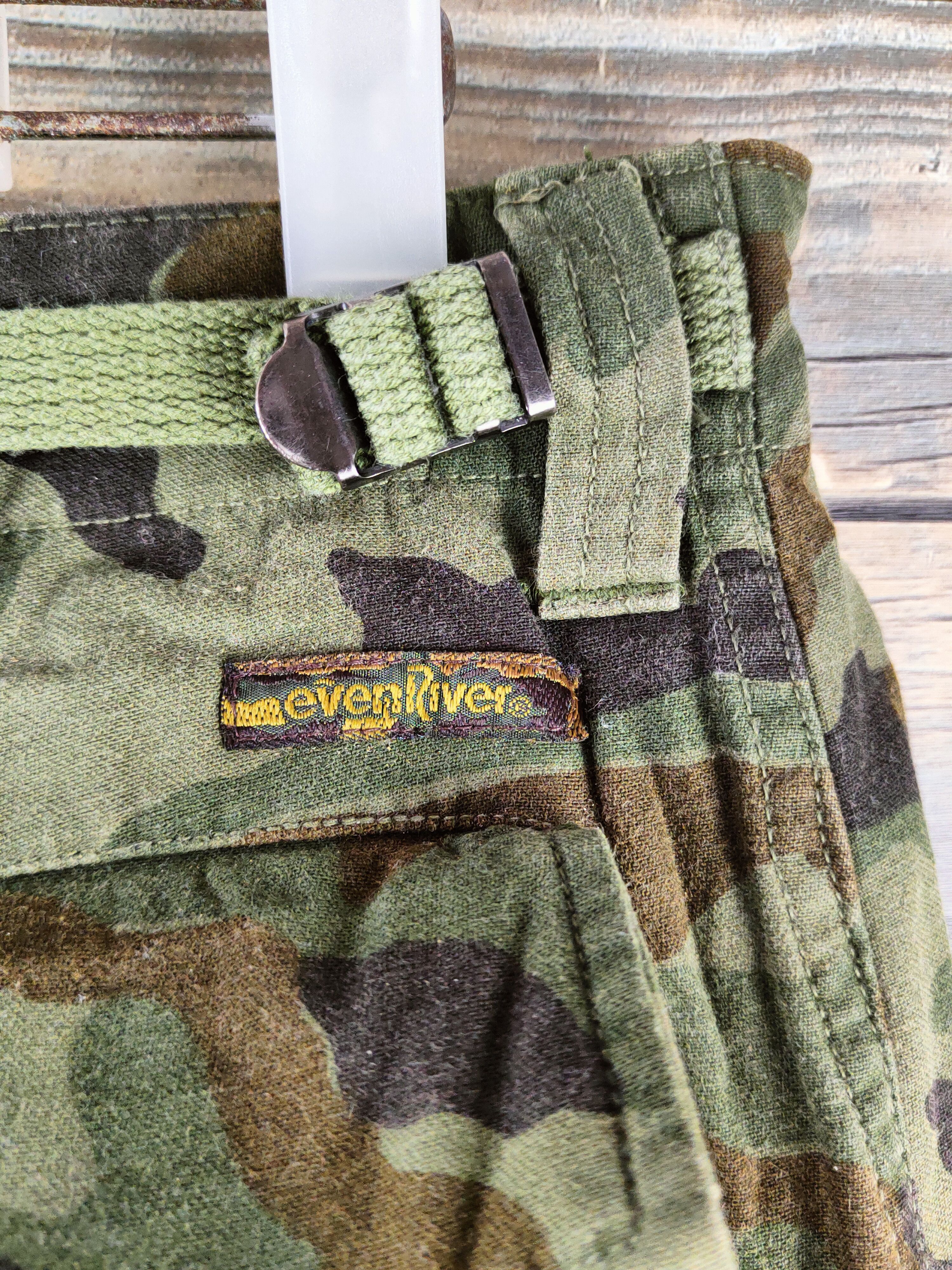 Japanese Brand Evenriver Camouflage Multipocket Cargo Pants #S2885 Size US 32 / EU 48 - 10 Thumbnail