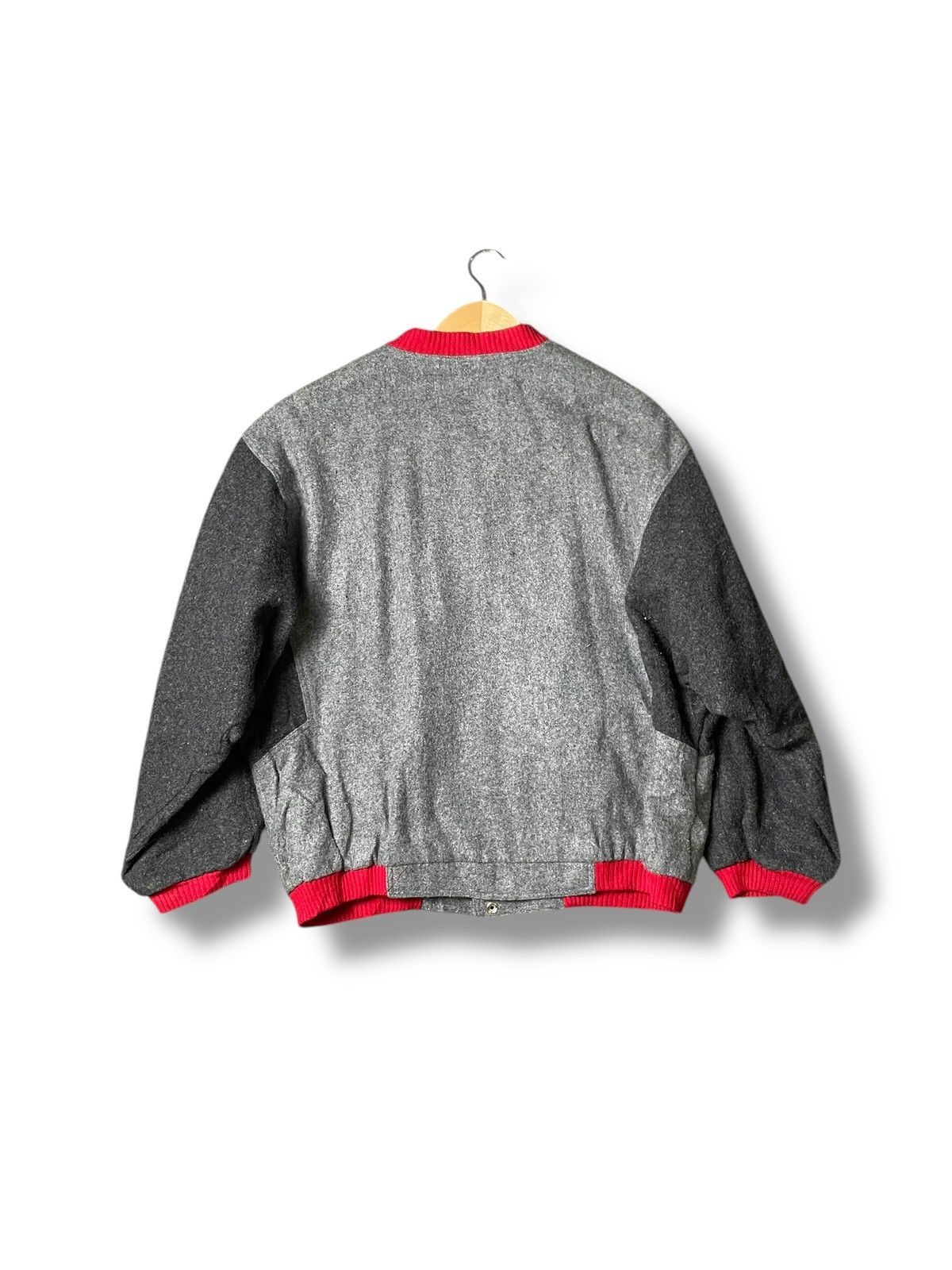 Japanese Brand Vintage P.House Wool Varsity Jacket (51) Size US M / EU 48-50 / 2 - 3 Thumbnail