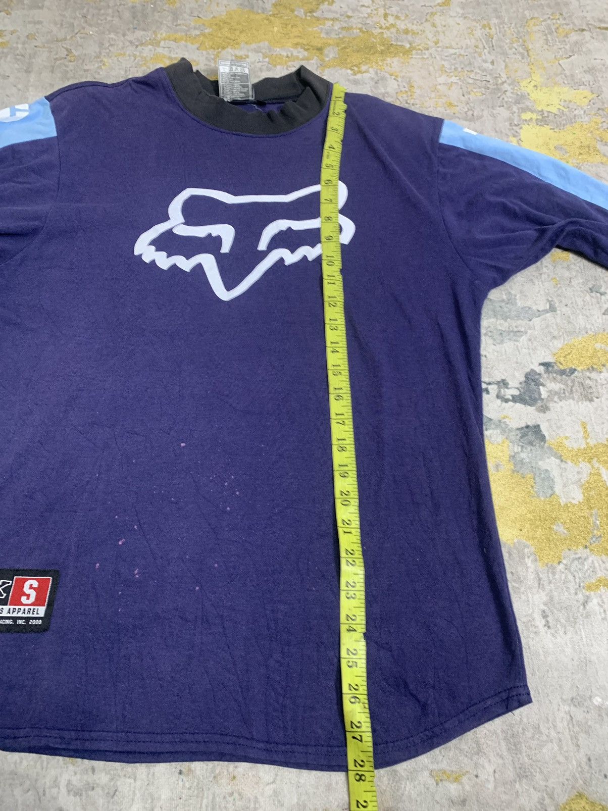 Vintage Vintage FOX RACING Long Sleeve T-shirt Size US S / EU 44-46 / 1 - 11 Thumbnail