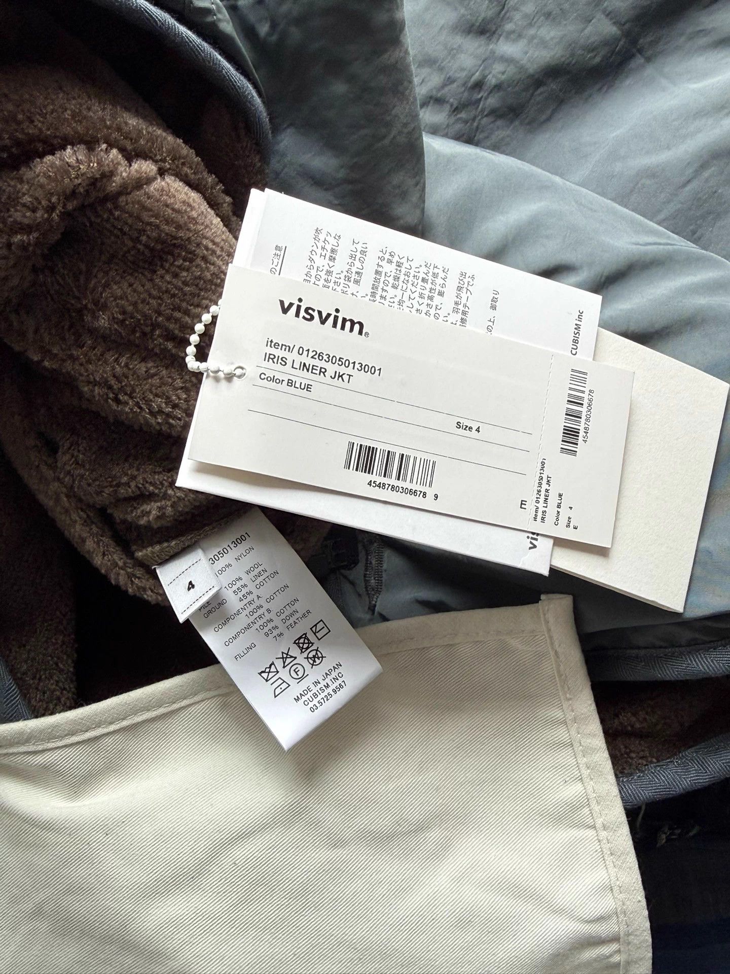 Visvim VISVIM 26SS SPOT IRIS LINER JKT Mud Dye Double Blue 4 Size US XL / EU 56 / 4 - 9 Thumbnail