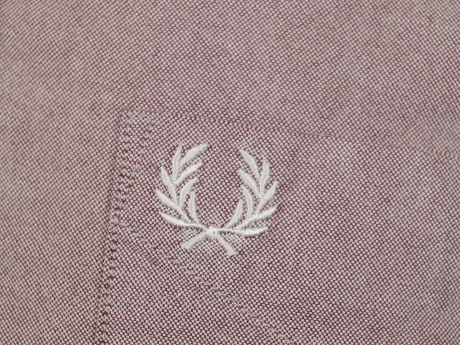Fred Perry Fred Perry Pink Collared Regular Fit Button-Up Shirt Size M Size US M / EU 48-50 / 2 - 2 Thumbnail