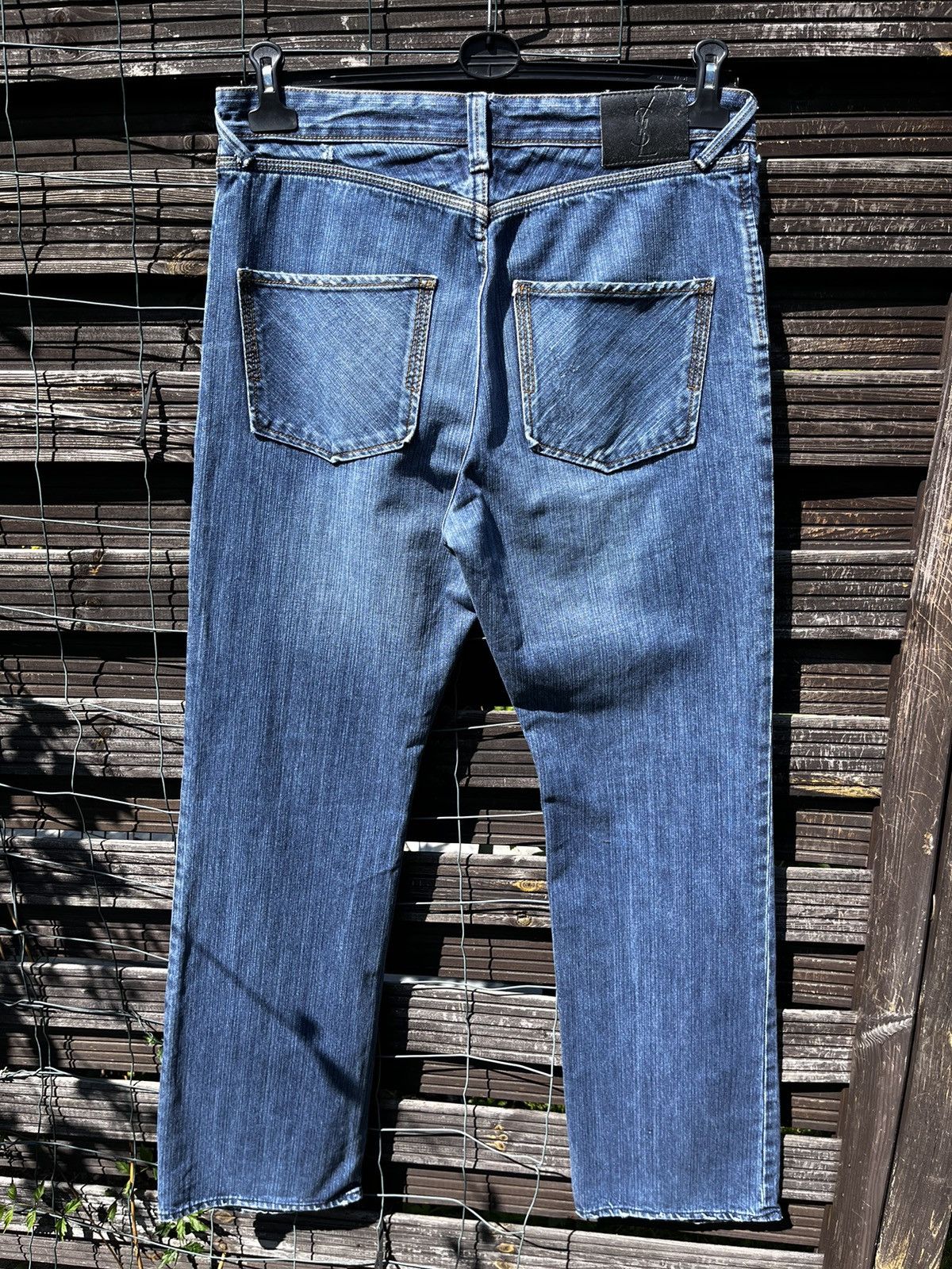 Yves Saint Laurent 🔴 YSL YVES SAINT LAURENT LUXURY DENIM Y2K STREETWEAR JEANS Size US 32 / EU 48 - 9 Thumbnail