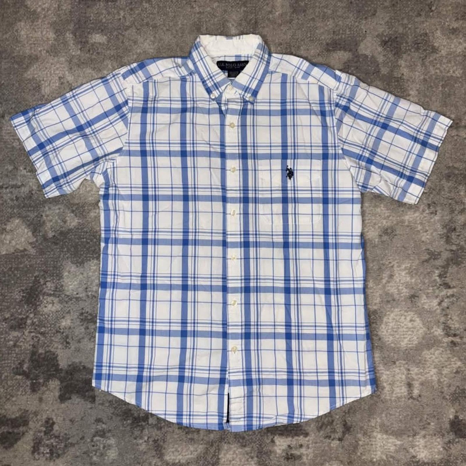 U.S. Polo Assn. Y2K U.S. Polo Assn. Plaid Button Up Shirt Size US M / EU 48-50 / 2 - 1 Thumbnail