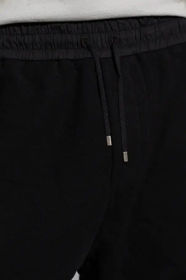 Saint Laurent Paris o1bcso1str1124 Wide Leg Sweatpants In Fleece in Black Size US 42 / EU 58 - 4 Thumbnail